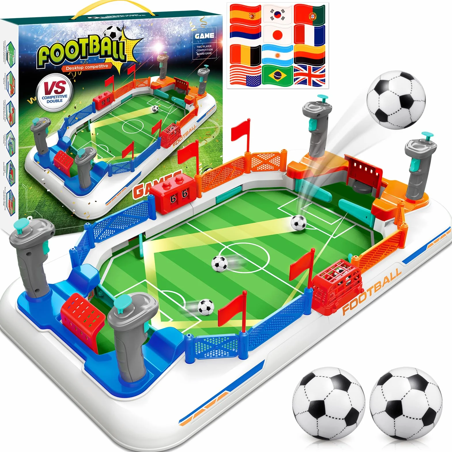 Mini Futbolín Juguetes Niños 4-11 Años Juegos de Mesa Regalo Copa del Mundo 2026