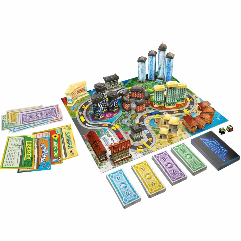 OOBA Ltd. Hotel, Juego de Mesa estratégico, Juego Familiar a Partir de 8 años para 2-4 Jugadores, Juego de Mesa para Familias, 40 Minutos, Español