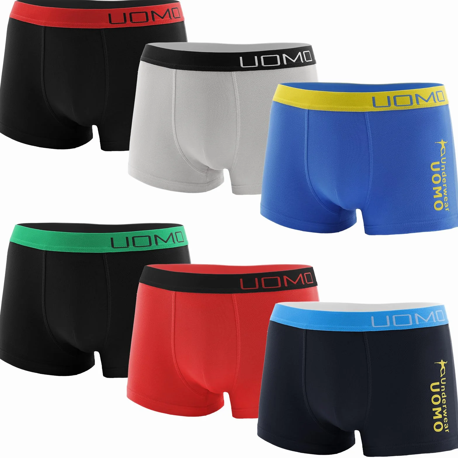 Calzoncillos Boxer o Slip de Niños en Algodón Lisos o con Estampado