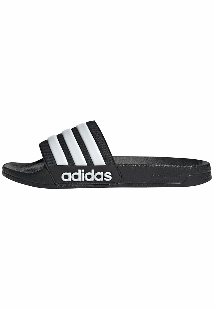 adidas Adilette Shower Slides Core Black Cloud White 44.5 EU