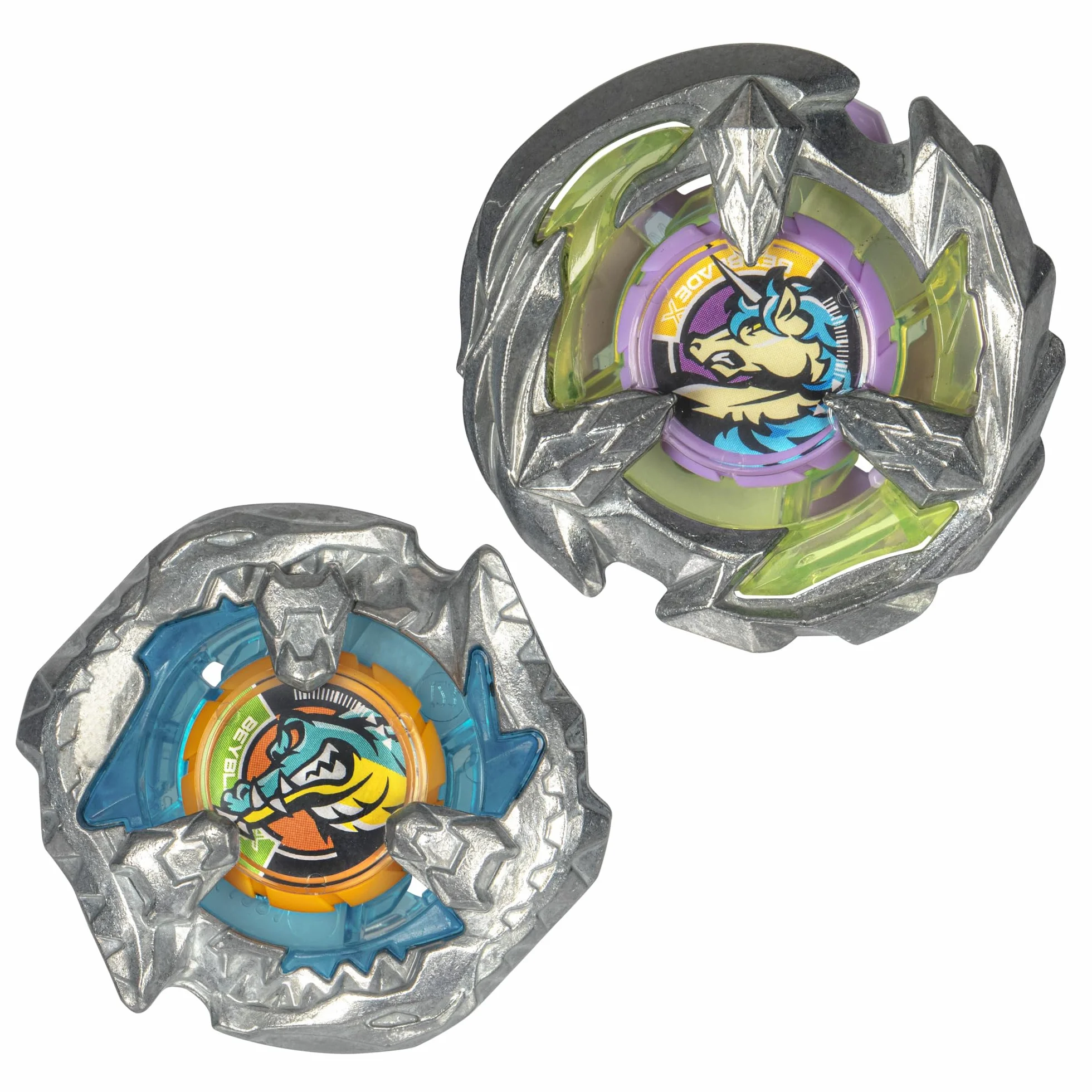 Beyblade X, Bite Croc 3-60LF y Sting Unicorn 4-60P, Pack Doble