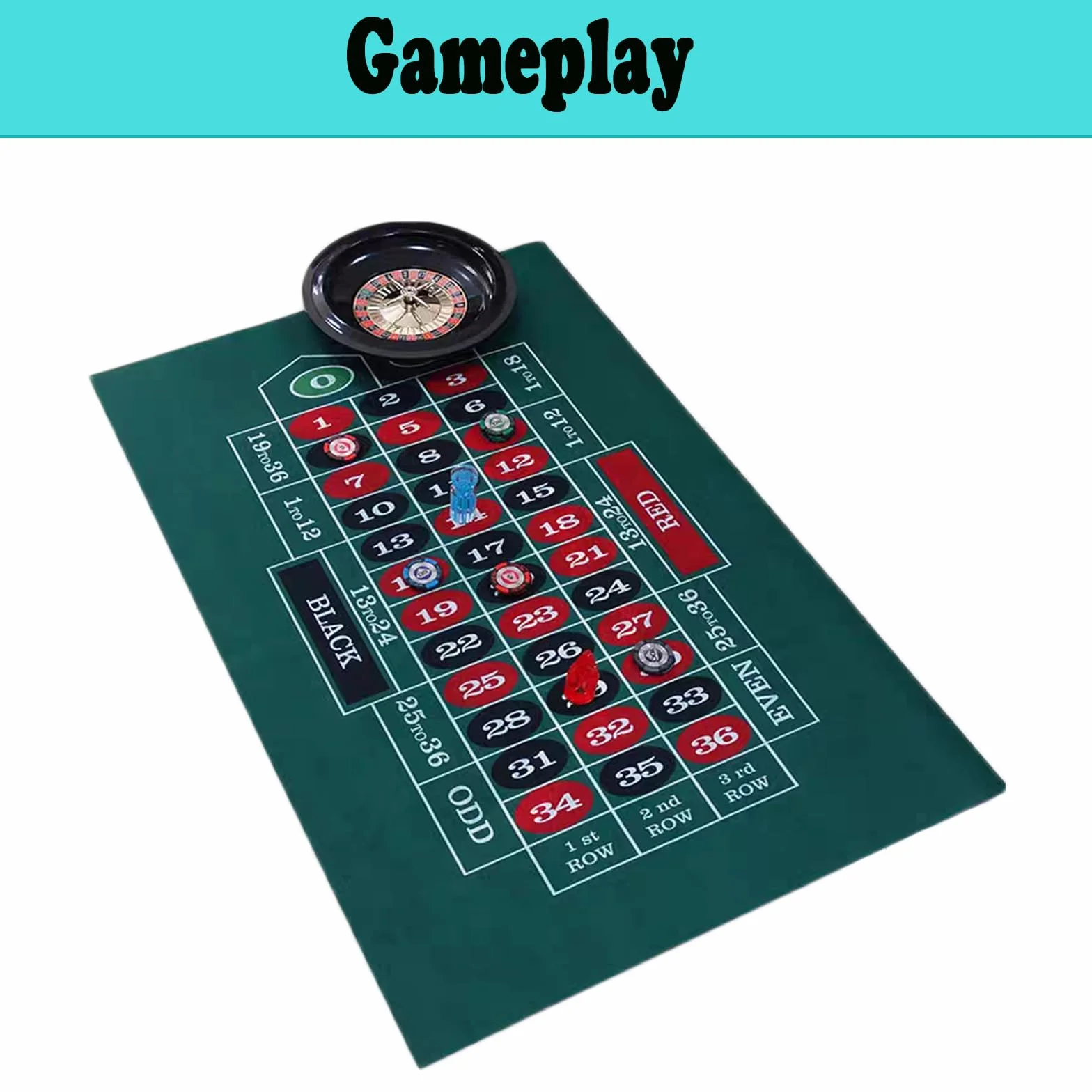Alfombrilla de póquer para mesa de póquer, alfombrilla de póquer, diseño de doble cara, alfombrilla de fieltro de doble cara, juego de mesa de fieltro, 60 x 90 cm (A)