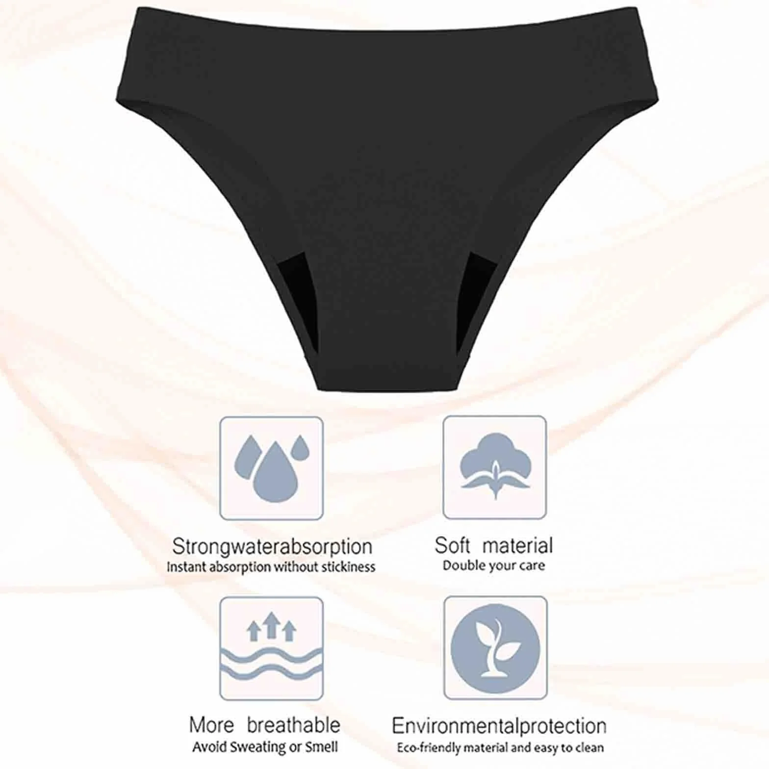 Bañador Menstrual Niña Bikini Menstrual Traje De Baño Bragas Mujer Bikinis 2/3 Pack