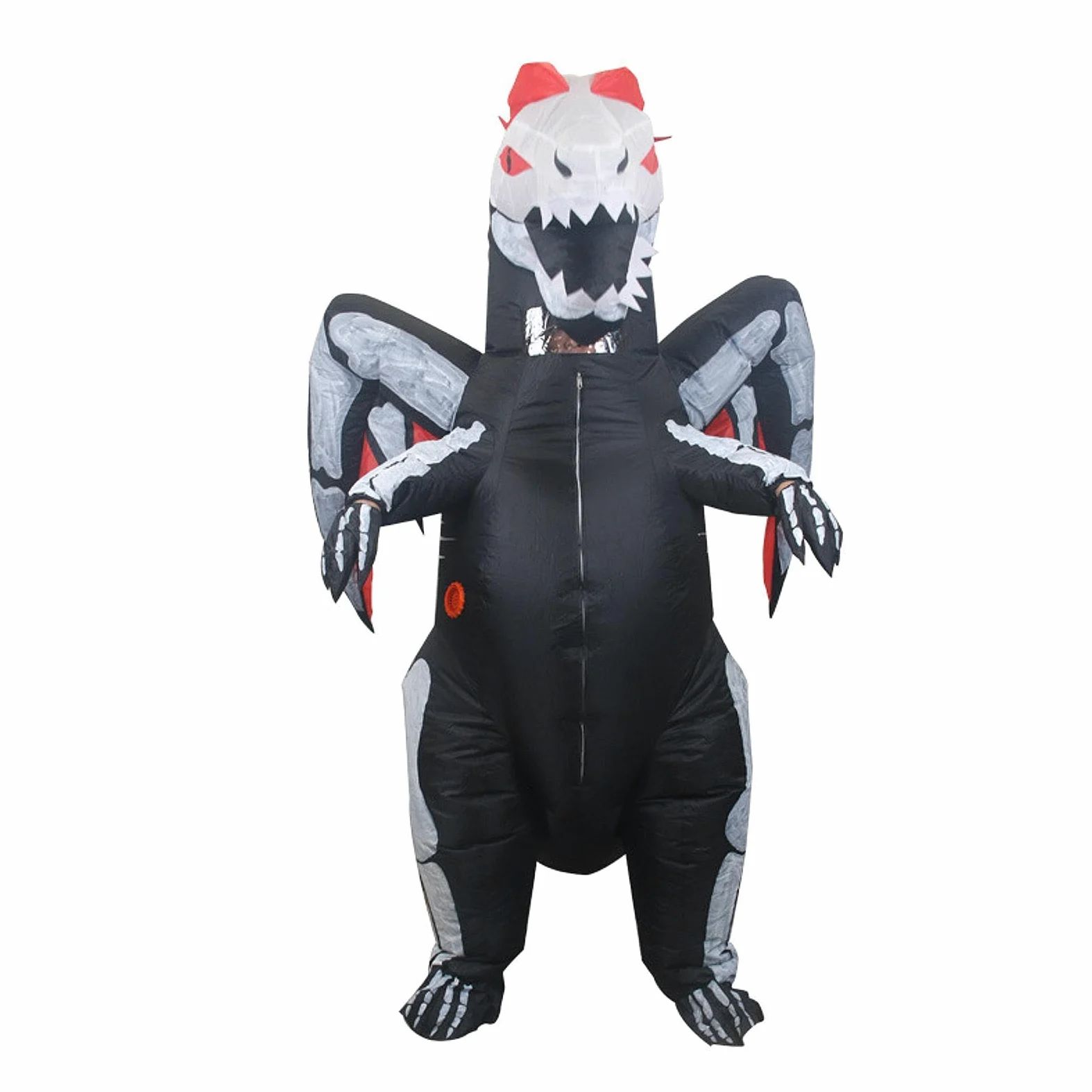 Disfraz Inflable de Dinosaurio para Fiestas Temáticas, Espectáculos de Halloween