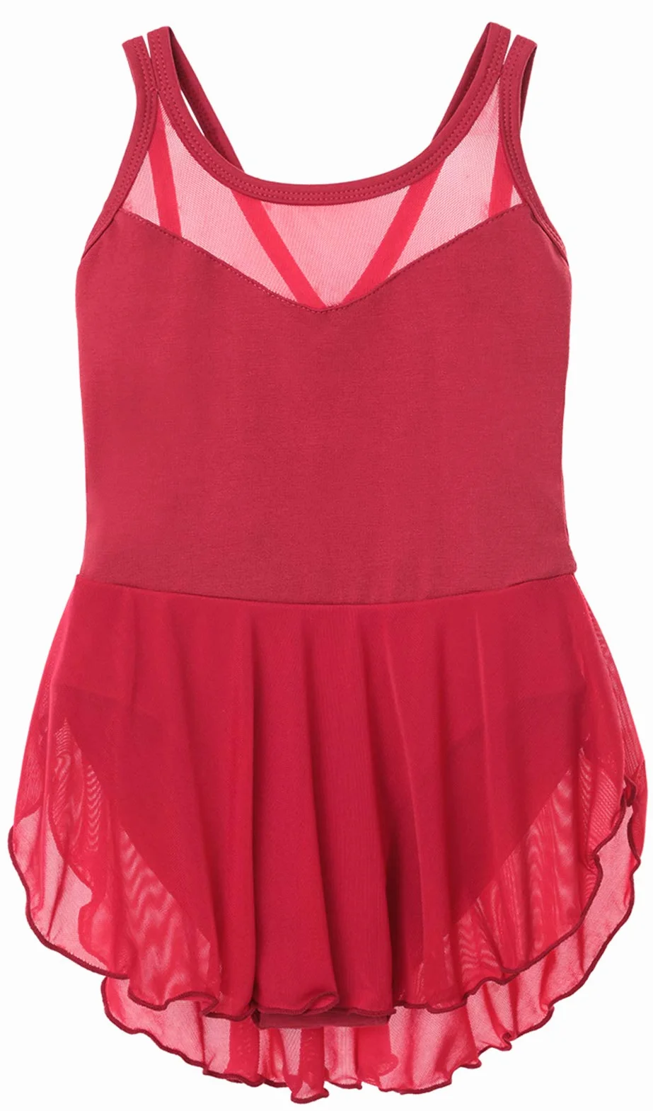 Soudittur Maillot de Danza Algodón Tutú Vestido de Ballet para Niña