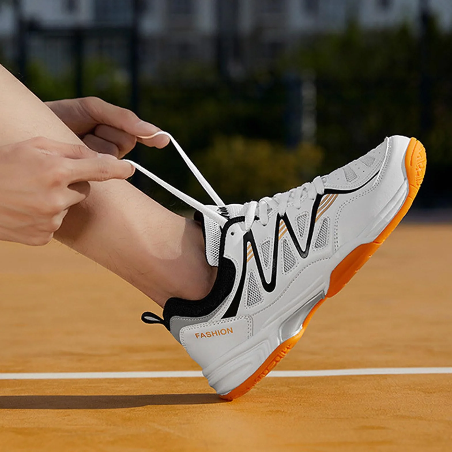 Zapatillas De Bádminton Tenis Squash Voleibol Antideslizantes Transpirables Hombre Mujer
