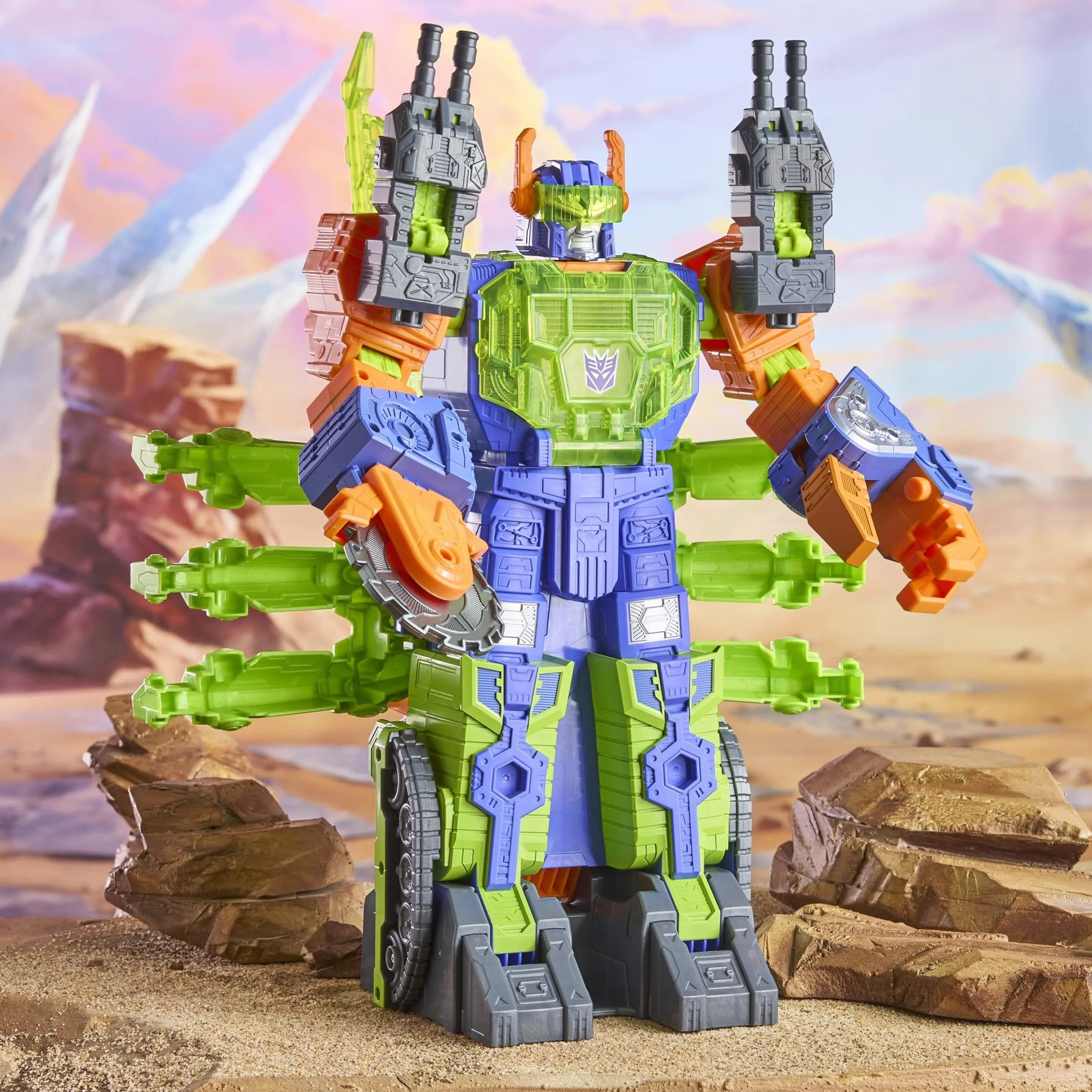 Transformers CYBERWORLD Scorponok Set de Batalla y Ataque Figura de acción