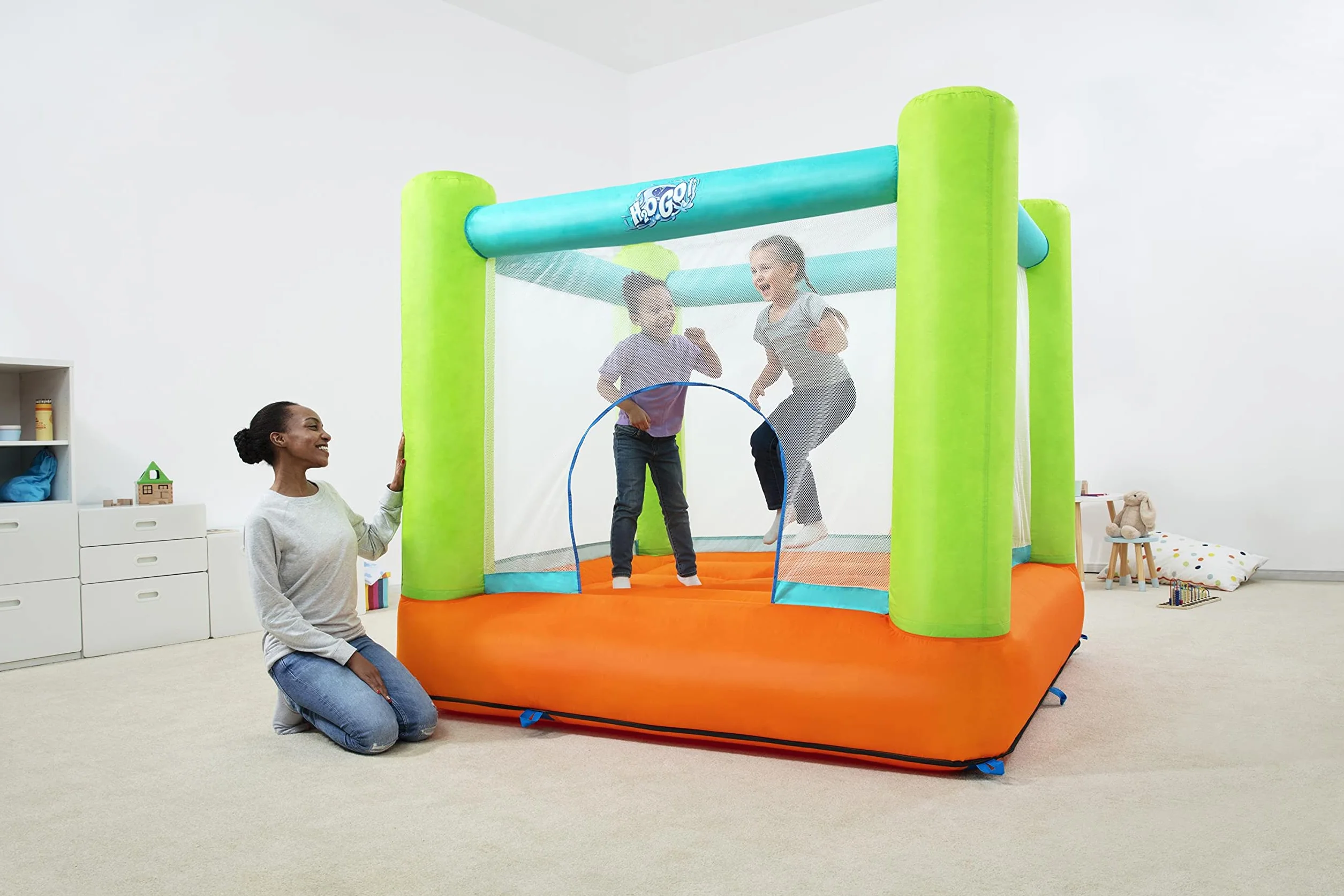Bestway Jump and Soar Bouncer, Júmenes Unisex, Multicolor, 194x175x170