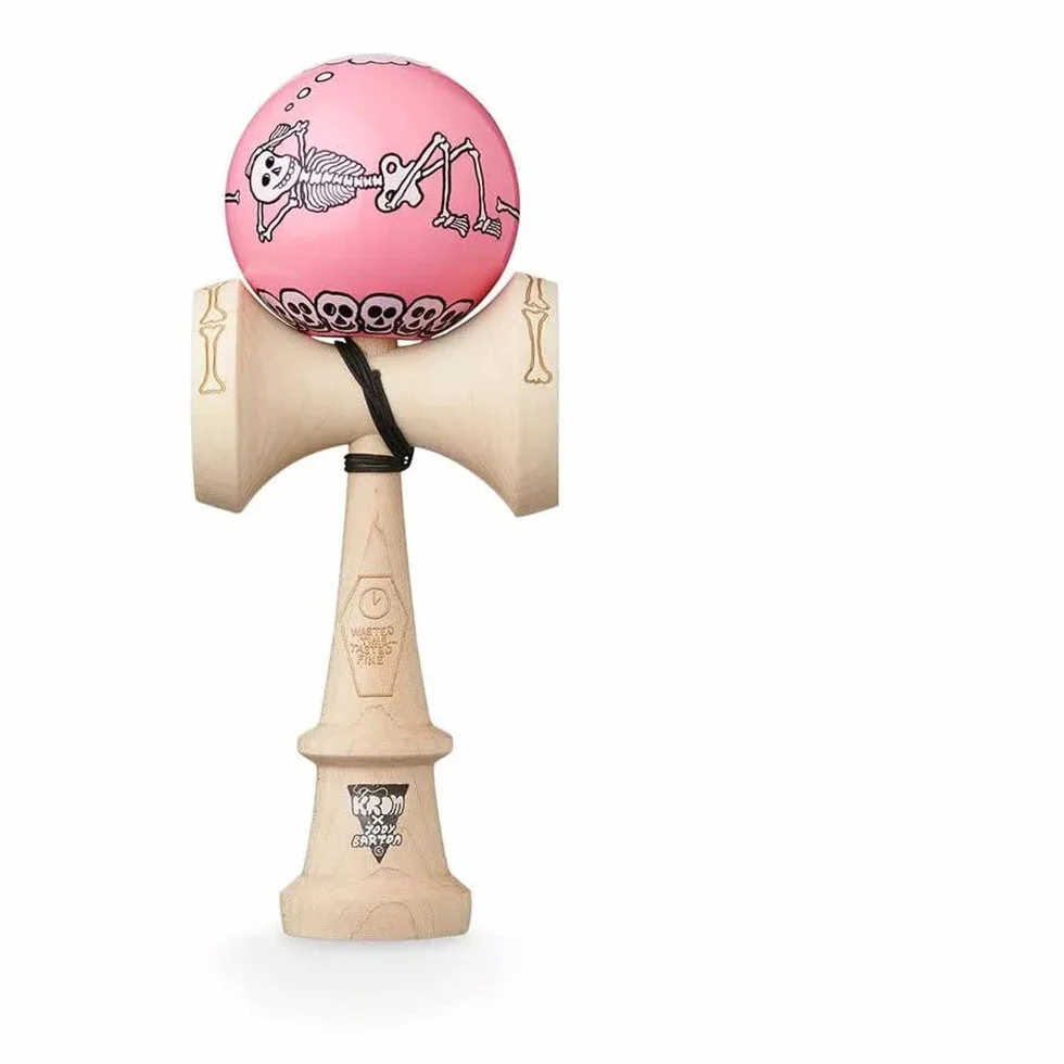 Krom Kendama Jody Barton Skeletons - Juego al Aire Libre