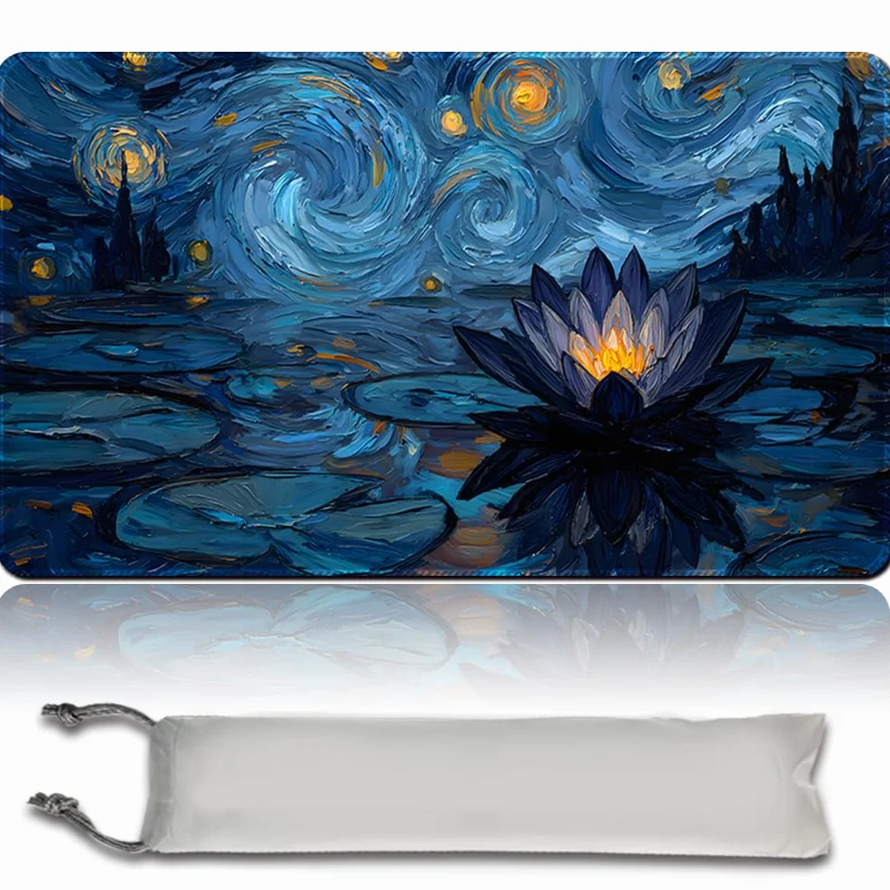 MTG Alfombrilla de juego XXL premium (60 x 35 cm), diseño de fantasía de alta definición, alfombrilla de goma antideslizante para TCG/CCG/MTG (No Zona, mtg50-6)