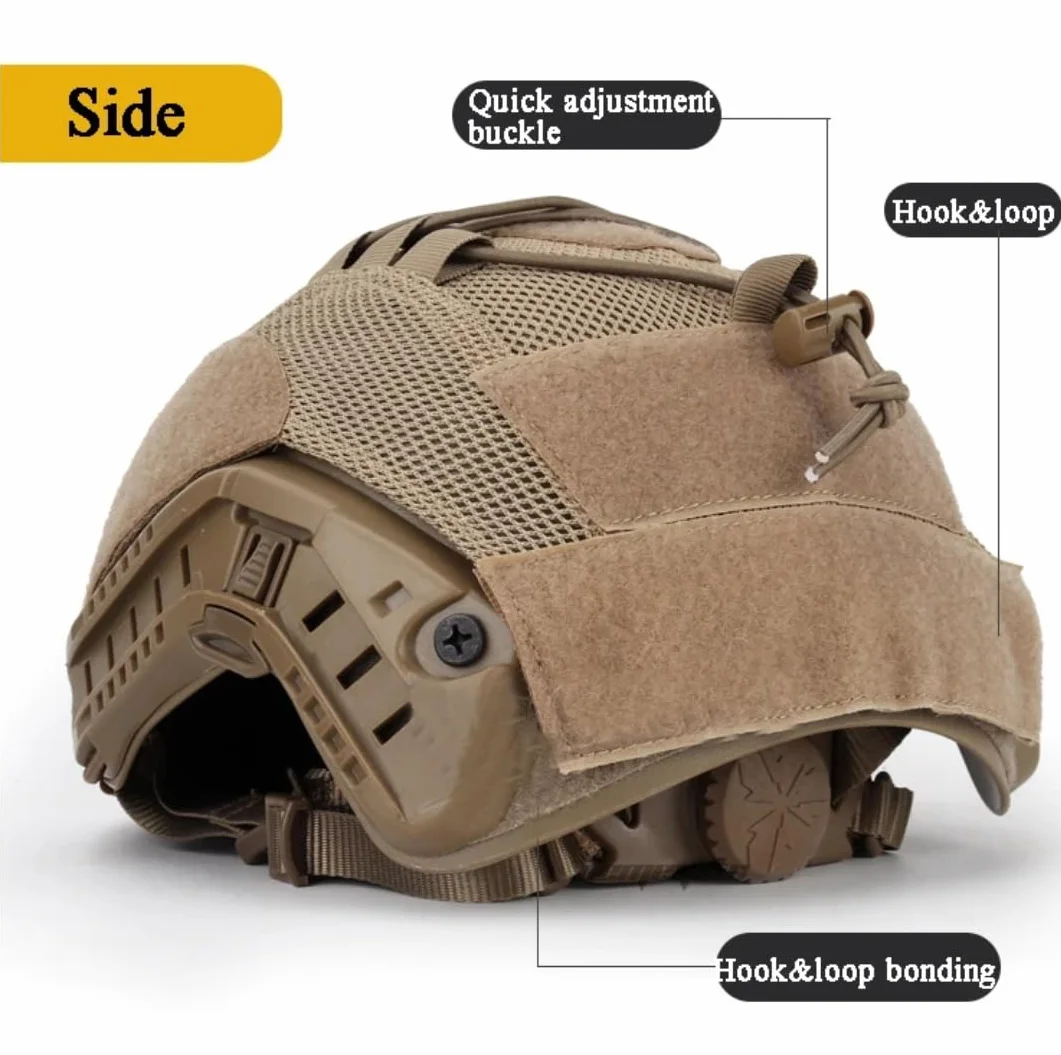 Funda táctica para Casco Airsoft Paintball Caza Tiro CS