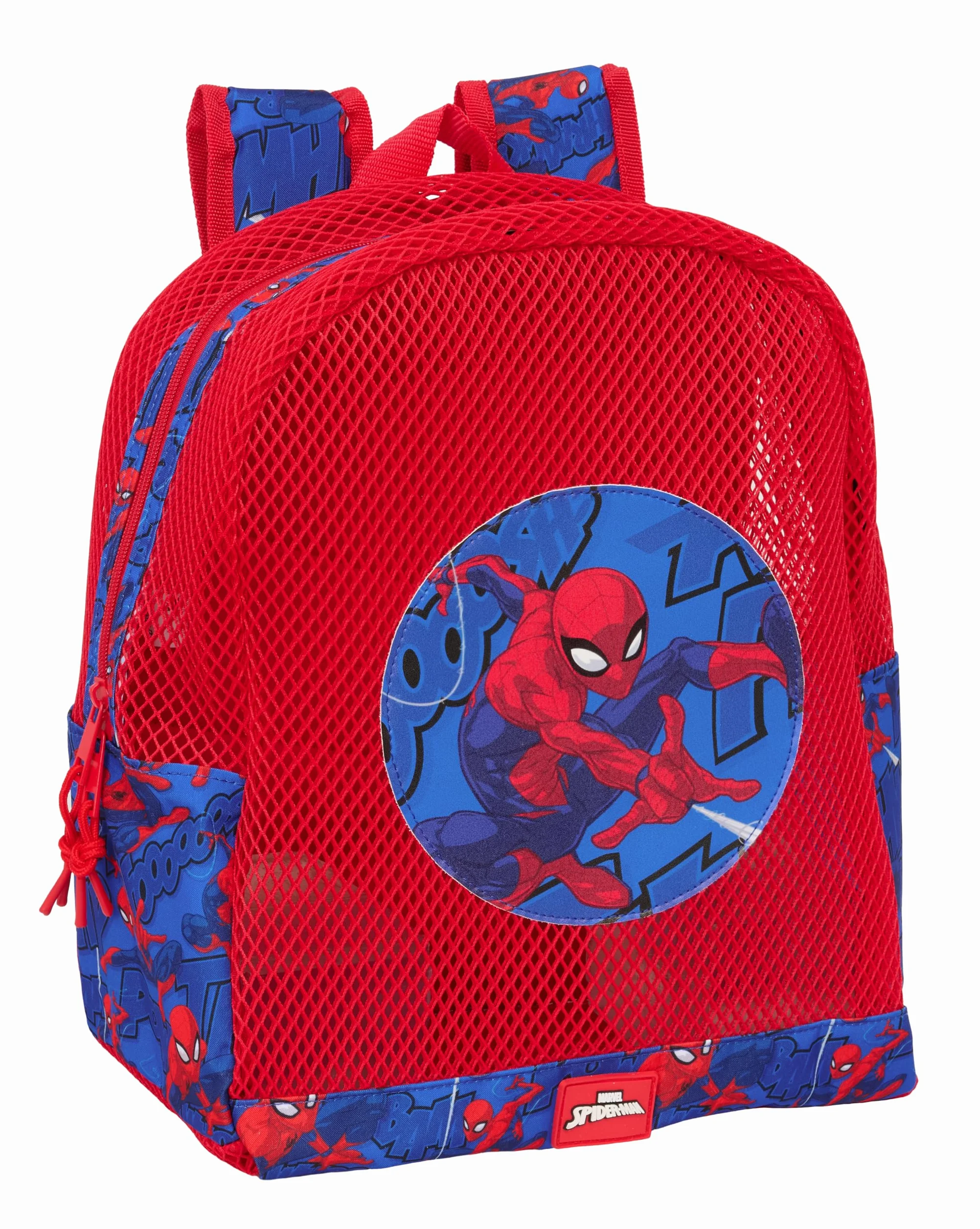 Safta SPIDERMAN Mochila Infantil de Playa Anti Arena 32x12x38 cm