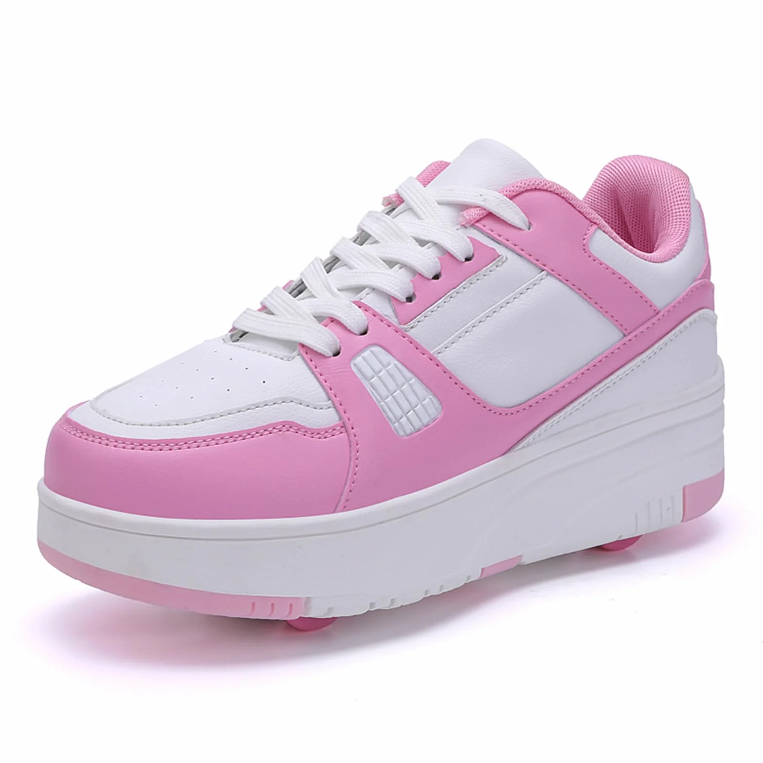 Zapatos con Ruedas 2 en 1 para Niñas y Niños, Patines Multiusos Retráctiles con 4 Ruedas