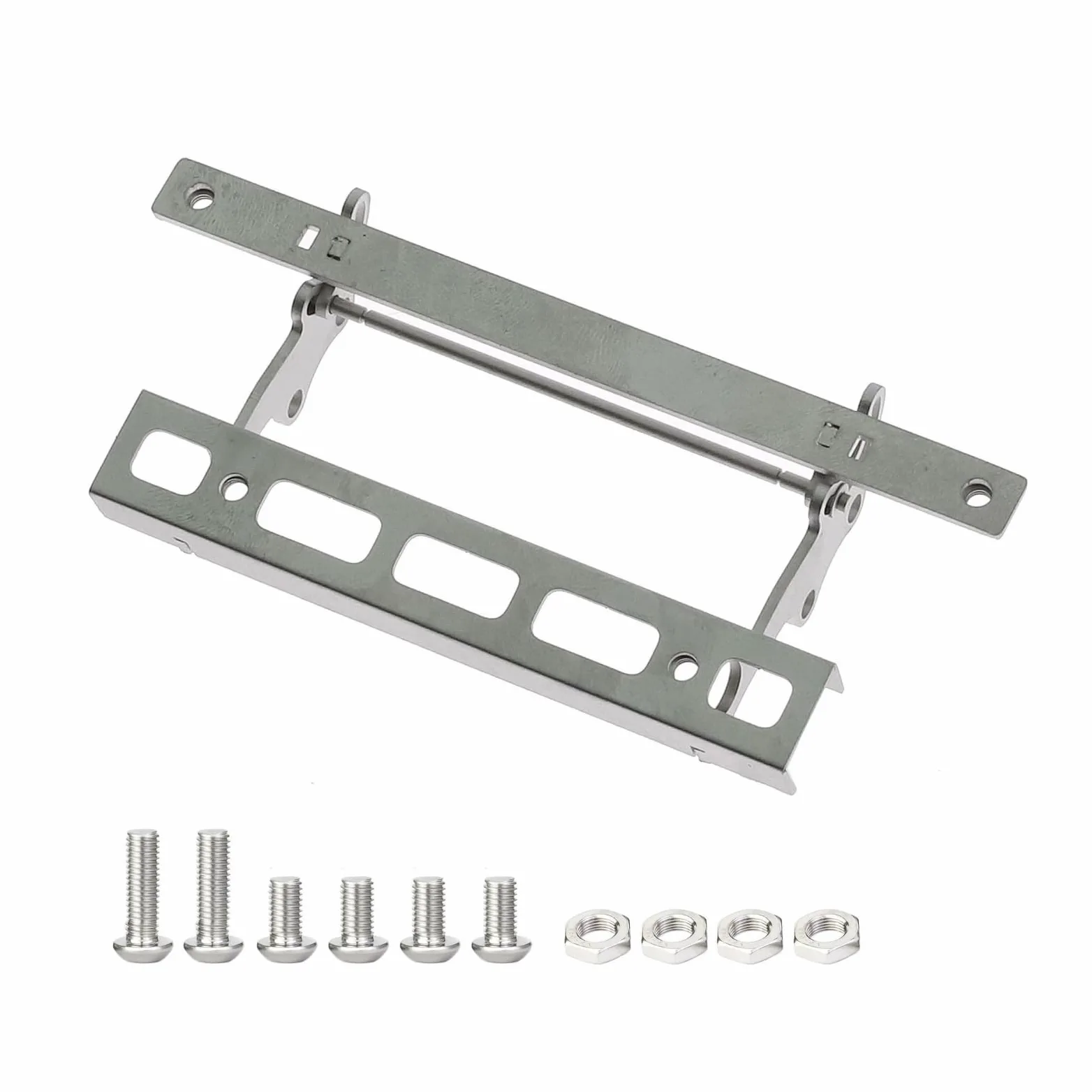 Soporte de para Vehículo Soporte Chasis Articulación Inclinable Repuesto RC en Aleación Metálica con Tornillos Adecuado para Camiones 1/14 770S Mantenimiento Ensamblaje y Vitrina