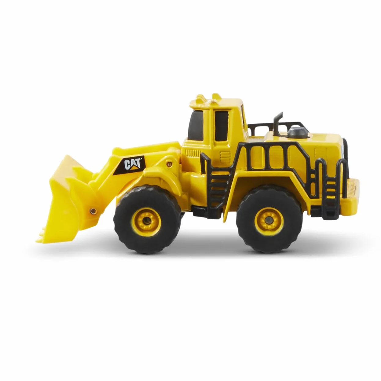 CAT Construction Toys, Die Cast Metal 3 Pack Vehicles - Wheel Loader, Excavator & Steam Roller Toy Set with Moving Parts, Push-Powered, Heavy-Duty Metal, Kids Ages 3 +