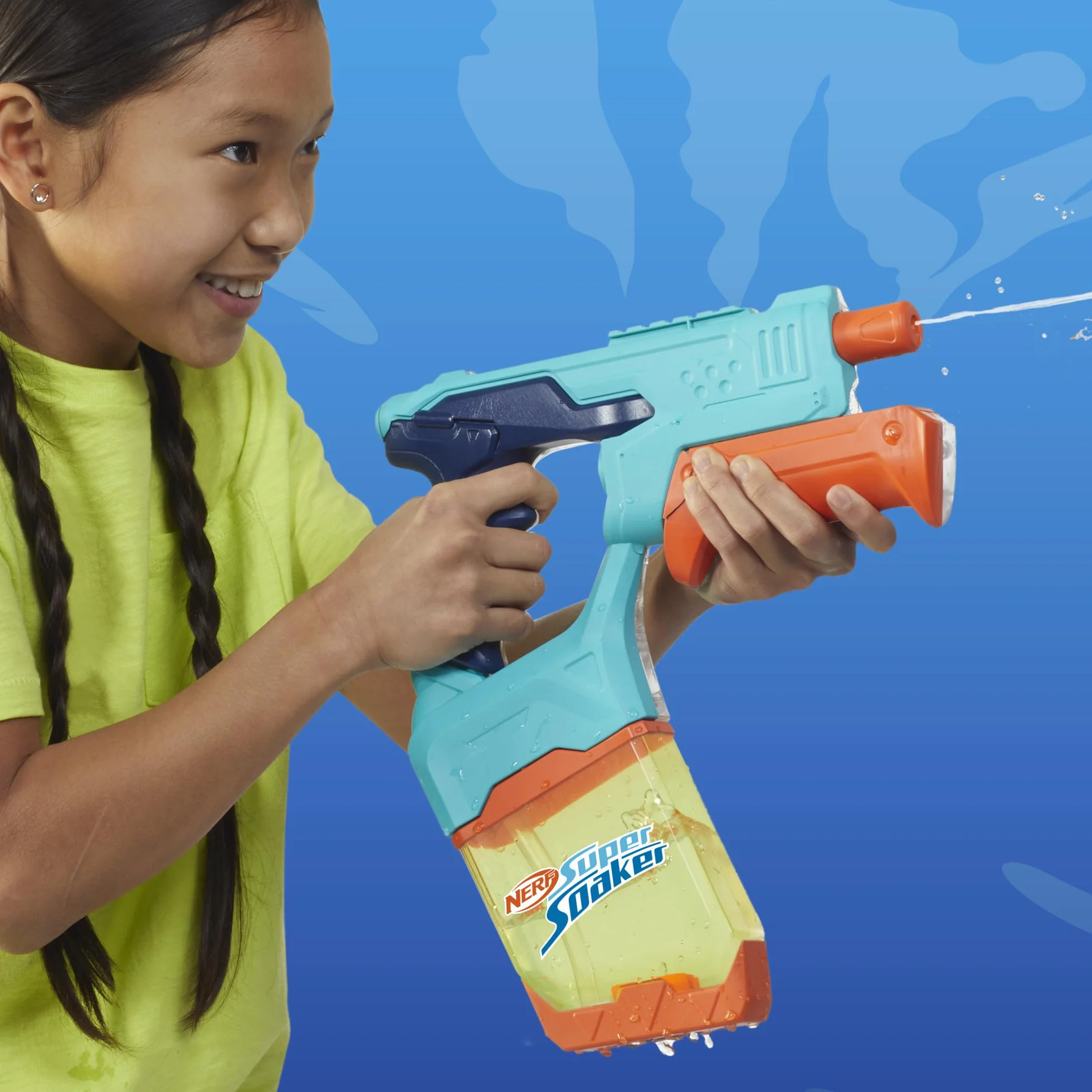Hasbro Nerf Super Soaker Dunk-Fill 2-Pack, Set de Lanzadores de Agua, Llenado Instantáneo, Juguetes para Niños y Niñas de 6 Años o Más, Diversión en Familia