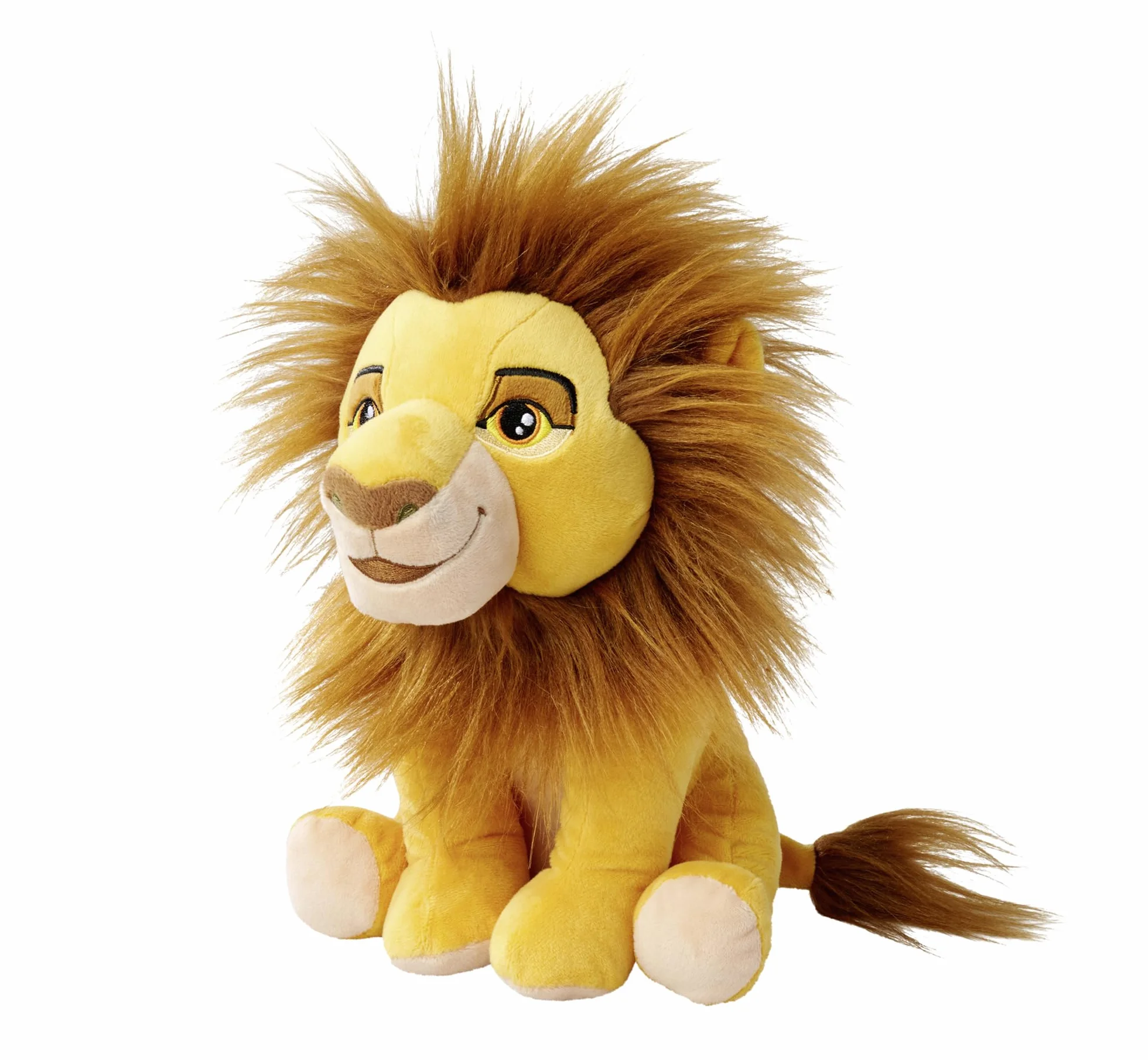Simba- Disney Rey León, Mufasa Peluche de 25 cm, 30 Años del Rey León, Auténtico Producto Oficial Disney, Adecuado Desde los Primeros Meses de Vida (6315870073)