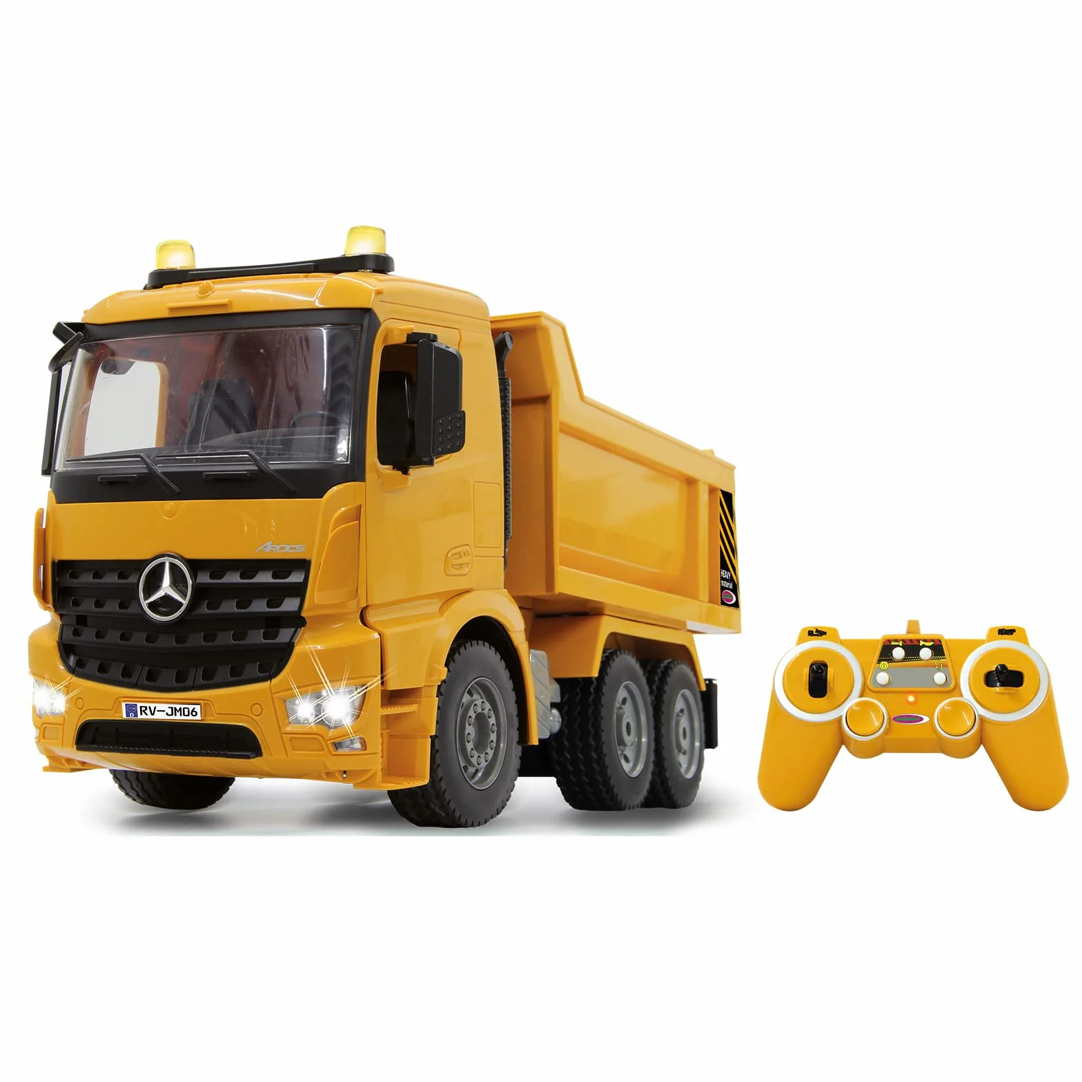 Jamara - Vagoneta basculante 1:20 Mercedes Arocs 2,4 GHz (404940)