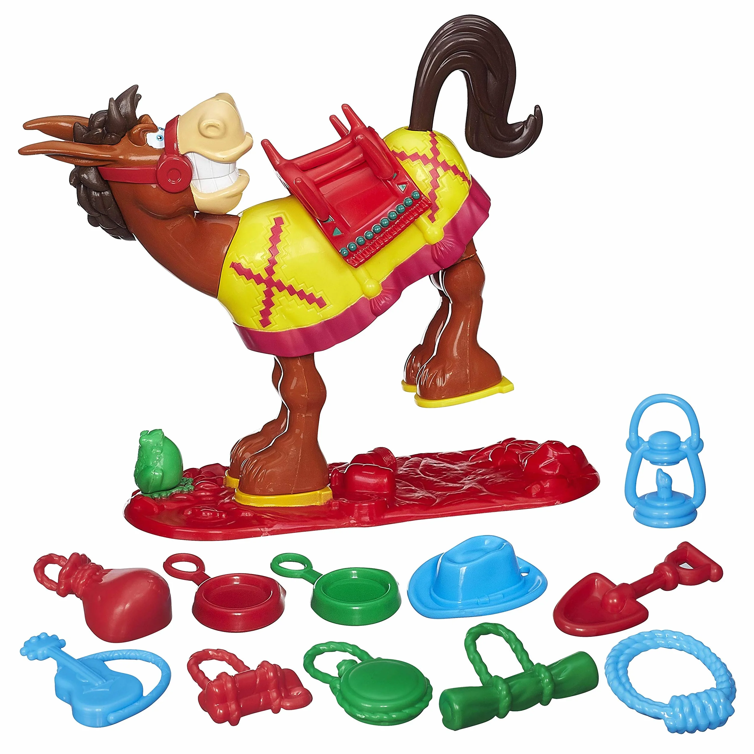 Hasbro Gaming Juego ¡Tozudo! - El Juegos de Equilibrio con un Burrito con Mucho Genio - Juego de Mesa Familiar de 2 a 4 Jugadores - Mayores de 4 Años