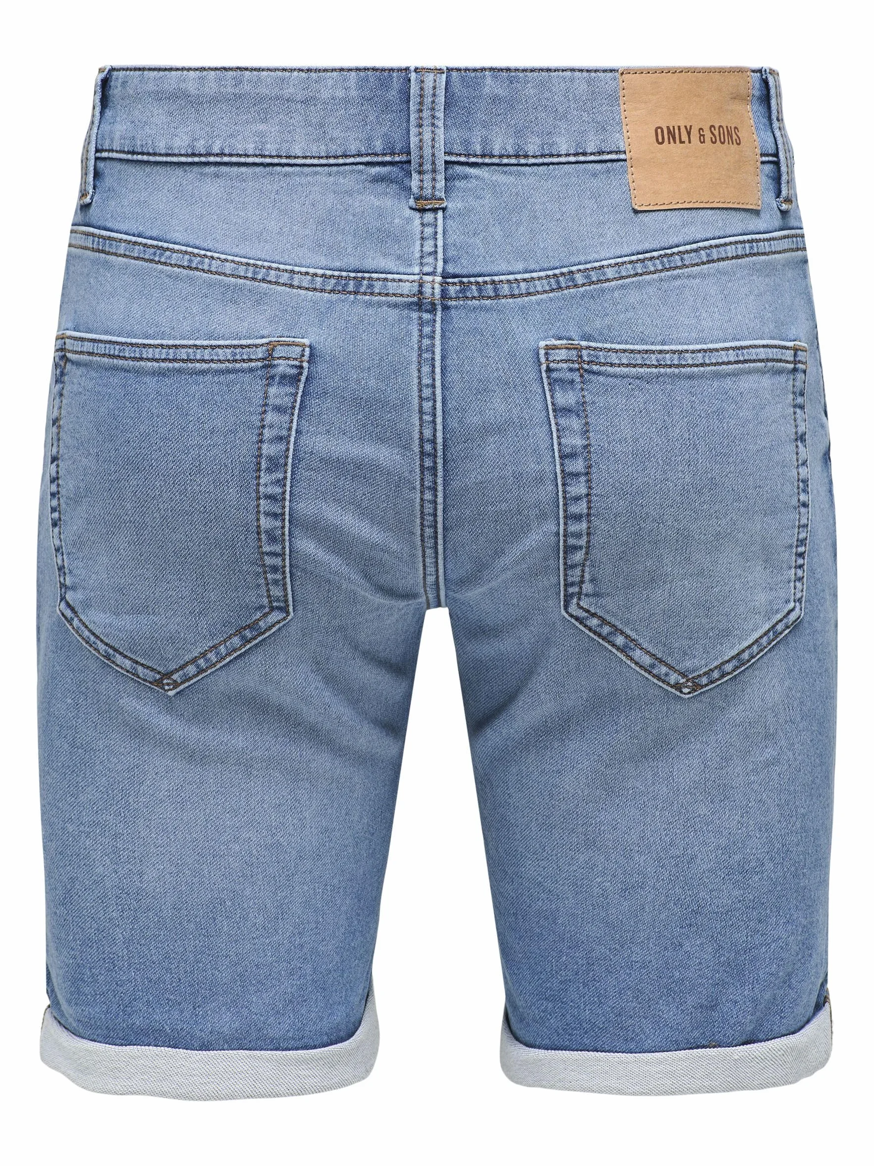 Hombres O&S Pantalones Cortos de Mezclilla Capri 3/4 Bermudas Verano Ocio
