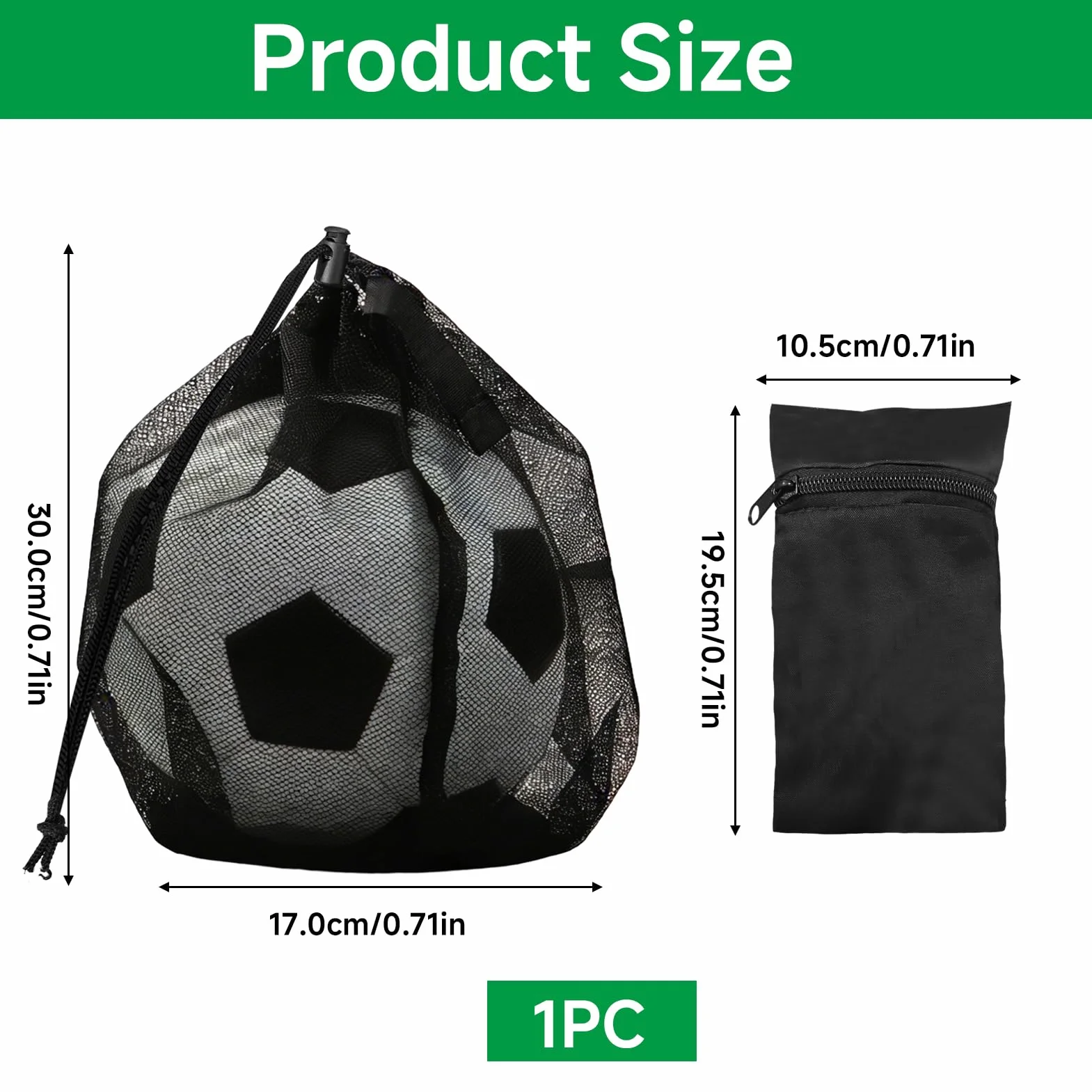 Bolsa de Baloncesto con Cordón, Mochila Portátil para Pelotas, Red para Baloncesto Voleibol Fútbol Americano