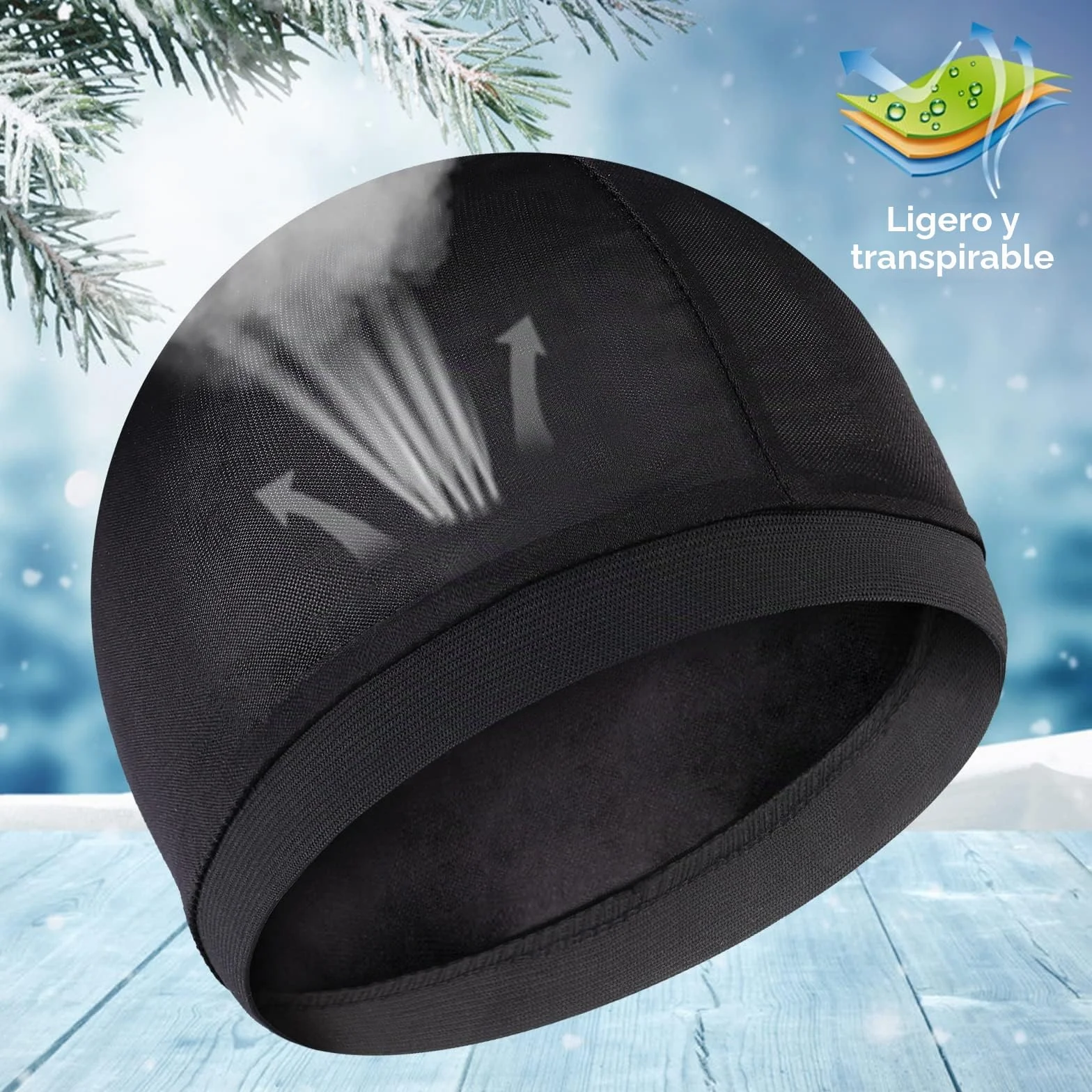 Sibba Gorras de ondas sedosas para hombre banda elástica durags 360 540 720 suaves transpirables
