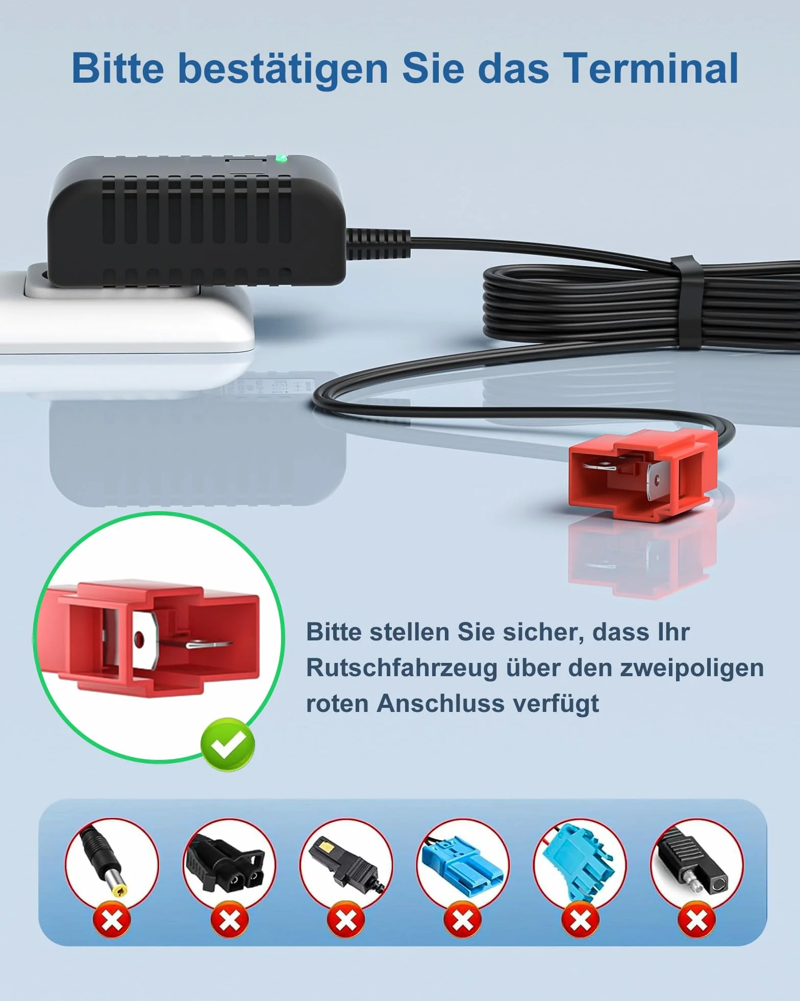 Cargador de batería de 12 V para niños, compatible con BMX X6, Kid TRAX GMC, Wal-Mart, Moto ATV Quad