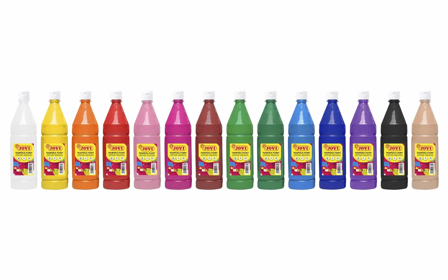Jovi 511 - Témpera líquida | Pintura a base de ingredientes naturales, Fácil de lavar, Sin gluten