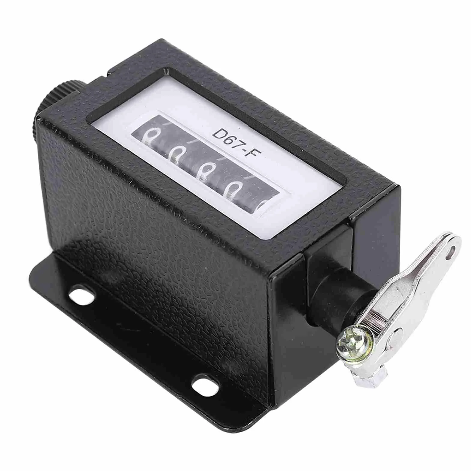 Contador de 5 Dígitos Manual Reiniciable Negro