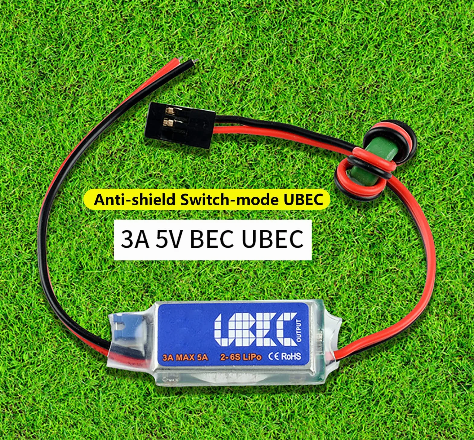 WANGCL Sistemas de Estabilización de Voltaje DC Ajustable UBEC RC 5V/6V 3A Servo Fuente de Alimentación para Cámara Gráfica Gimbal Receptor de Control de Vuelo para RC Helicóptero Avión