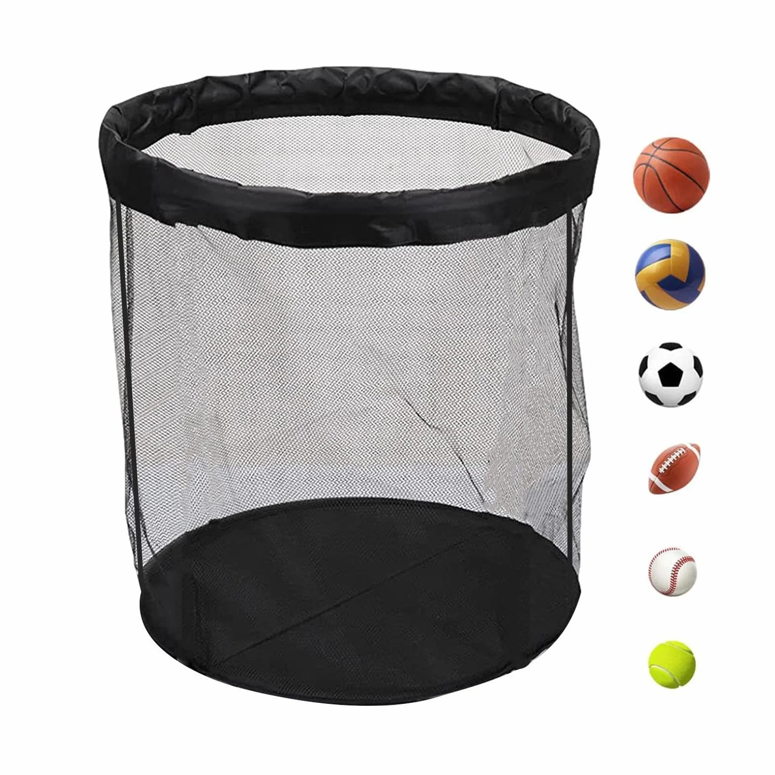 Saco para Guardar Pelotas Bolsa de Malla 15 L Deportiva para Baloncesto Pilates Natación