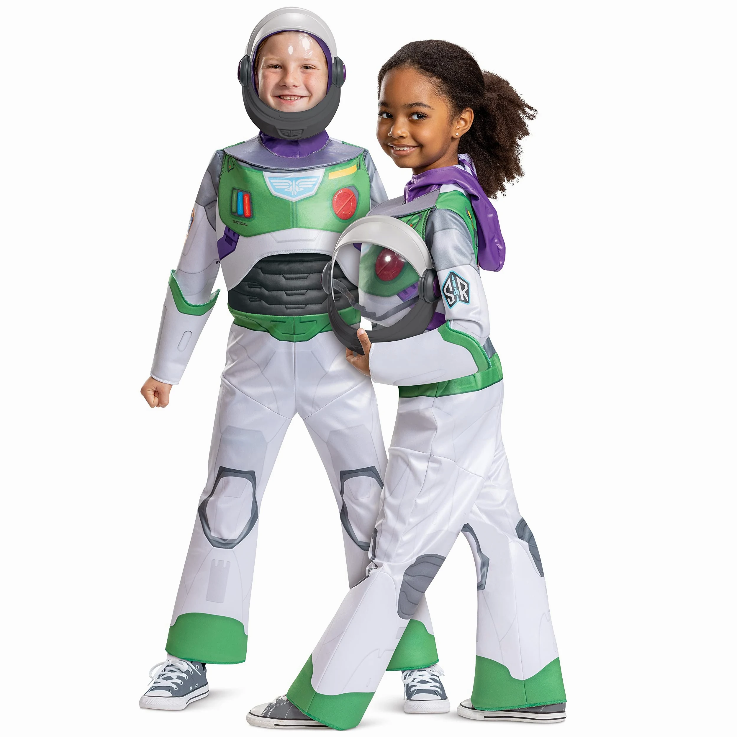 Disfraz oficial de Disney Pixar Lightyear Buzz Space Ranger para niños, disfraz oficial de Disney Lightyear, talla infantil