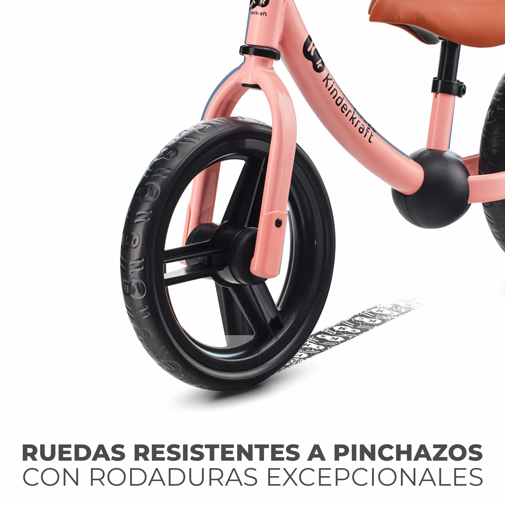 Kinderkraft, 2WAY Next Bicicleta sin Pedales, Bicicleta Infantil, Bici Bebe, Cuadro Bajo, Regulable, Sillín Blando, A Partir de 2 años hasta 35 kg, Rosa