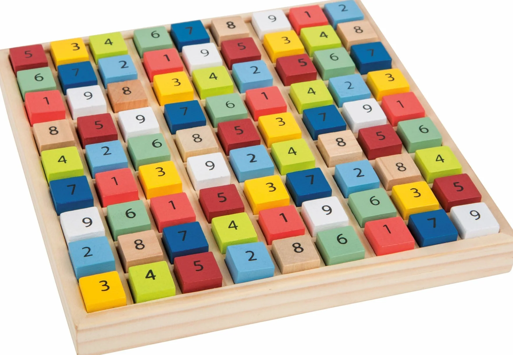 Sudoku Educate Madera Cubos Numéricos Entrena Comprensión Números