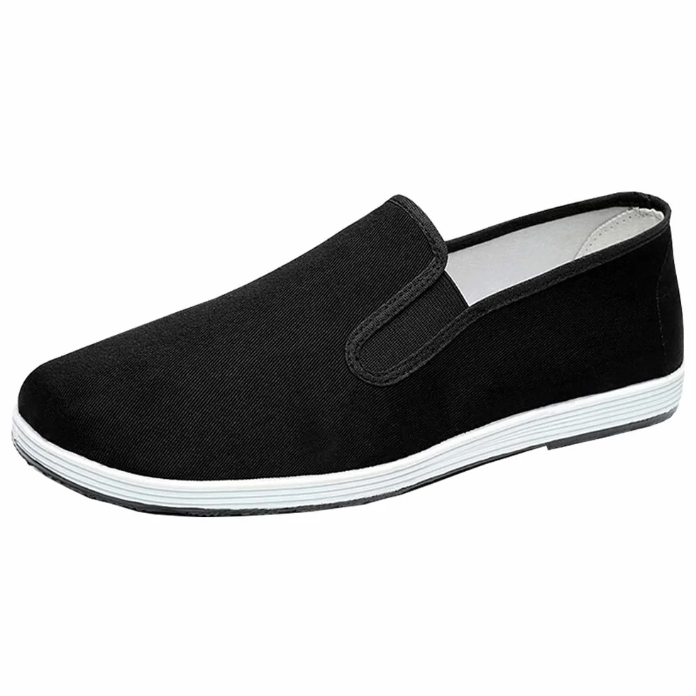 Zapatillas Kung Fu Tai Chi Unisex Negro Suela Goma