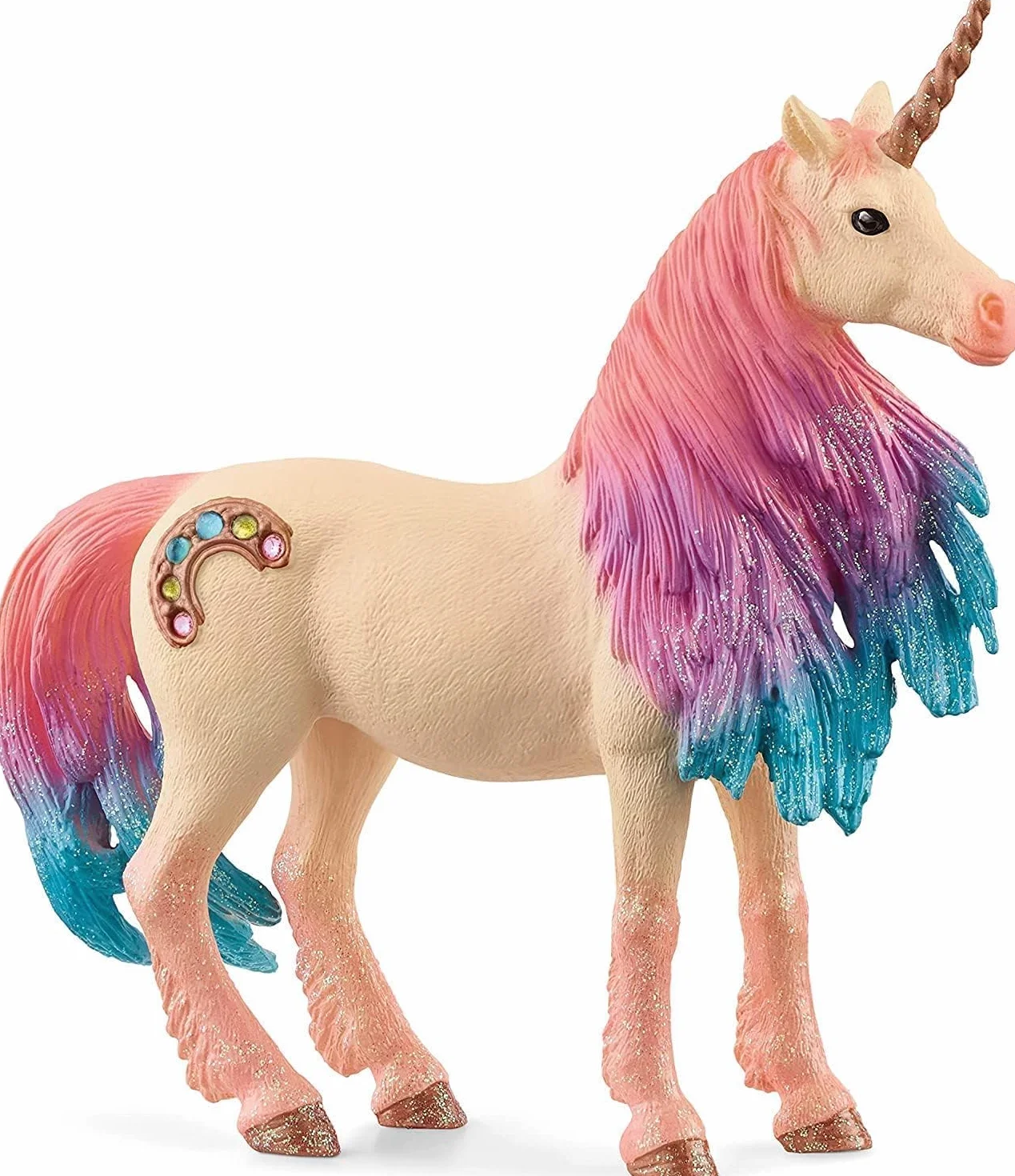 Schleich BAYALA | Yegua Unicornio Marshmallow 70723 | Figura Detallada y fantástica | Gran Regalo para niñas y niños | Figura de colección | Juguete a Partir de 5 años | 13 x 4 x 13 cm