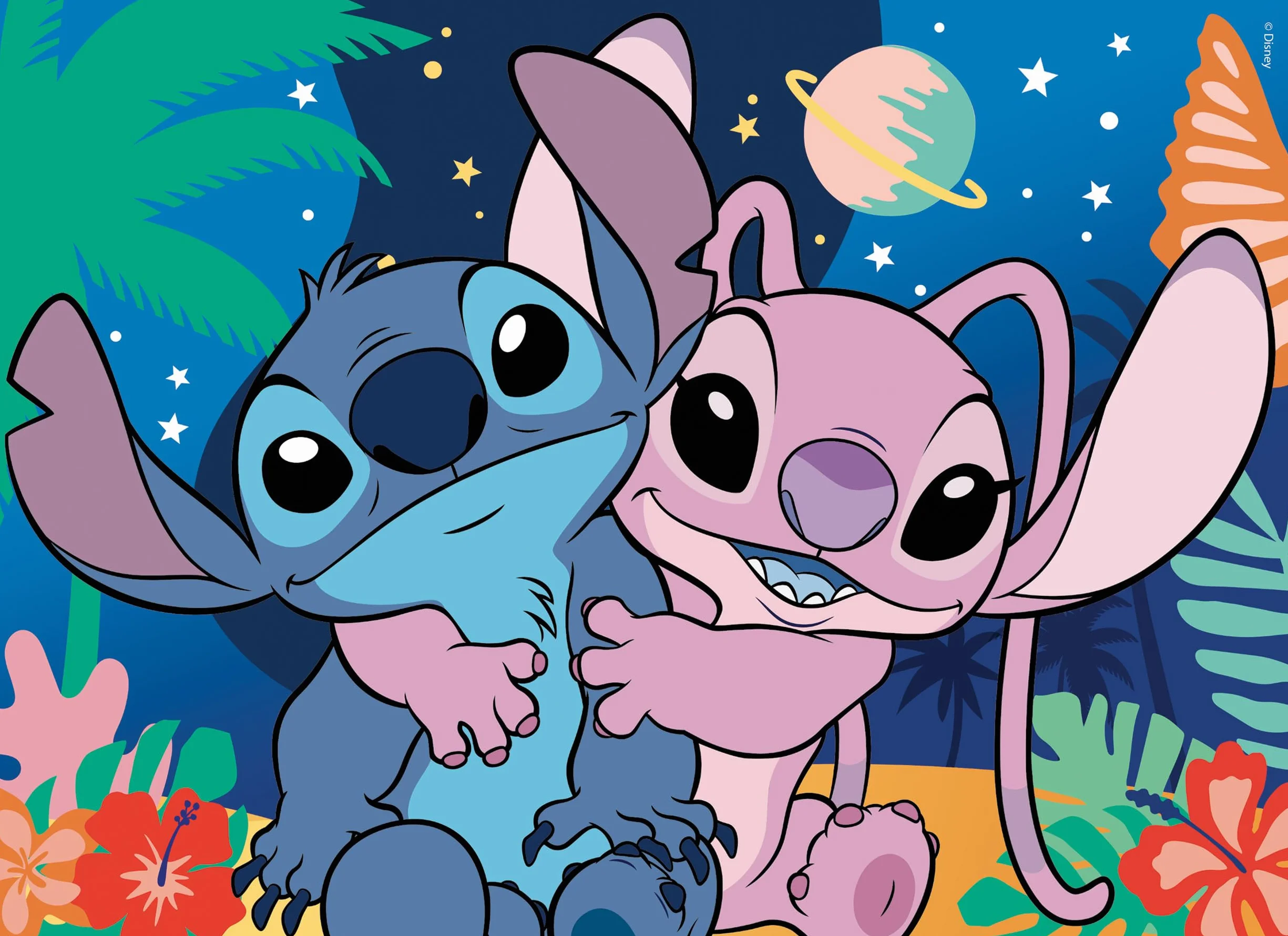 Puzzle DISNEY LILO & STITCH MaxiPlus 24 piezas doble cara para niños 3+ 25x35 cm