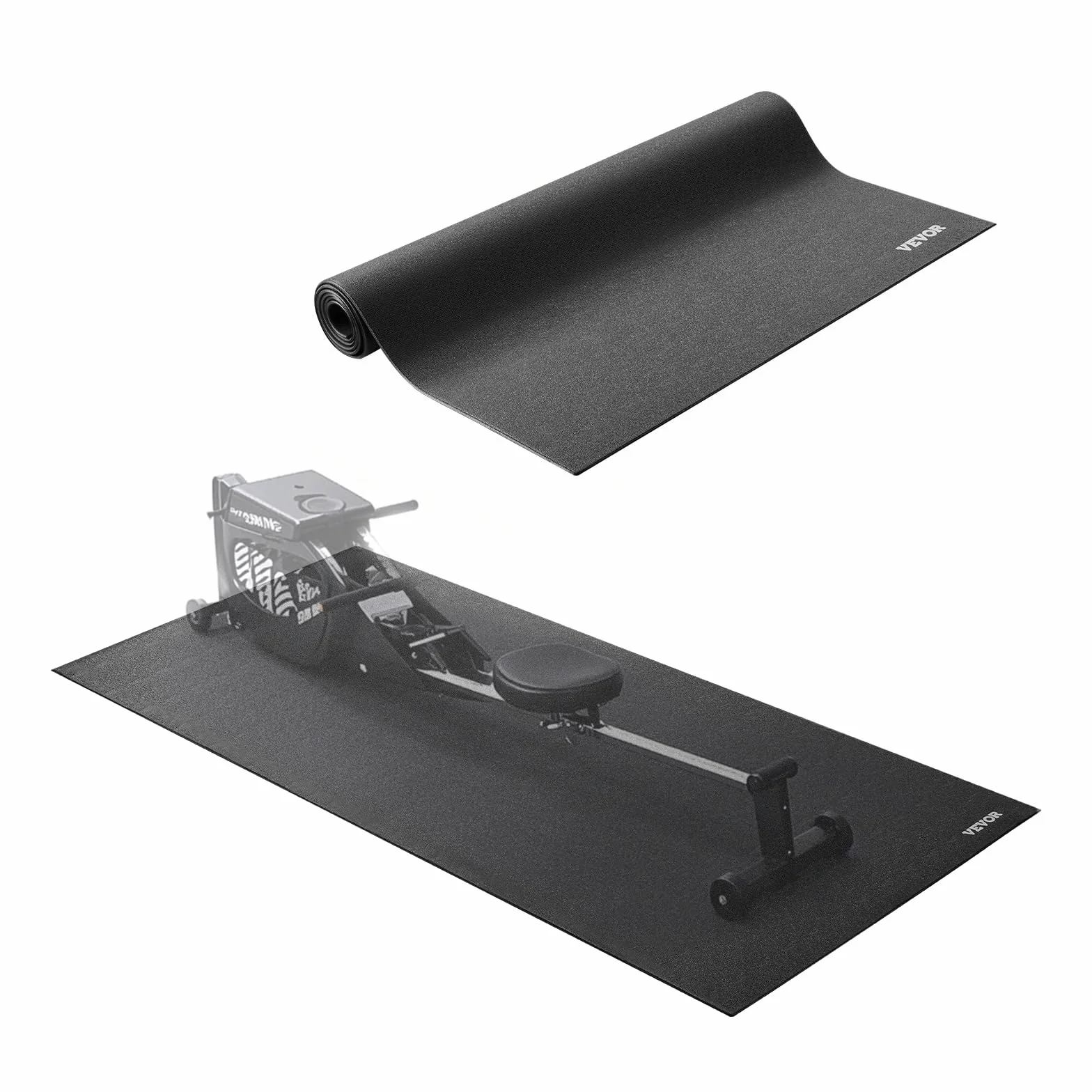 VEVOR Tapete para cinta de correr, protector de suelo de PVC para equipos de ejercicio