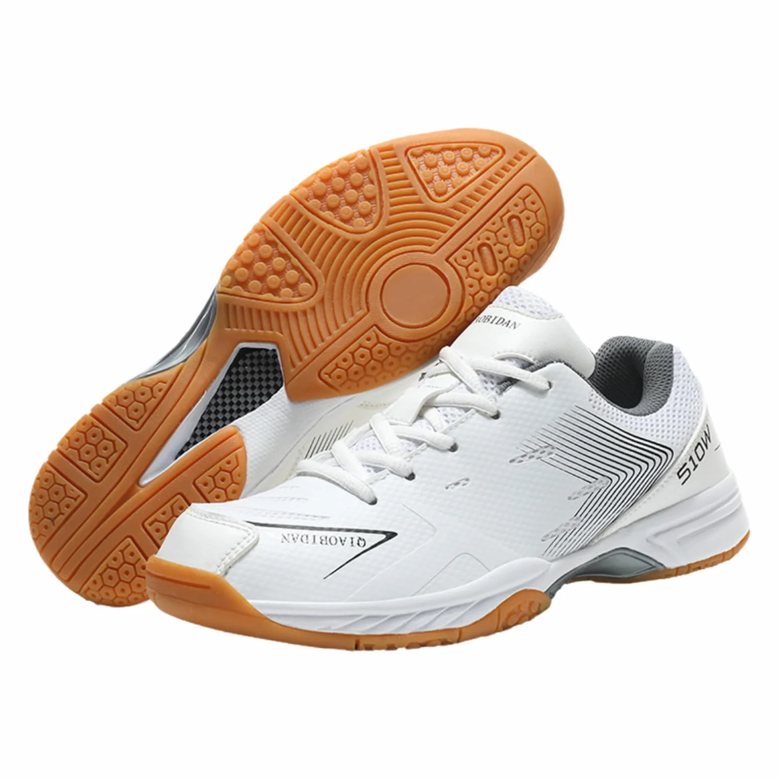 Zapatillas de Tenis de Mesa Hombre Antideslizantes Transpirables para Entrenamiento