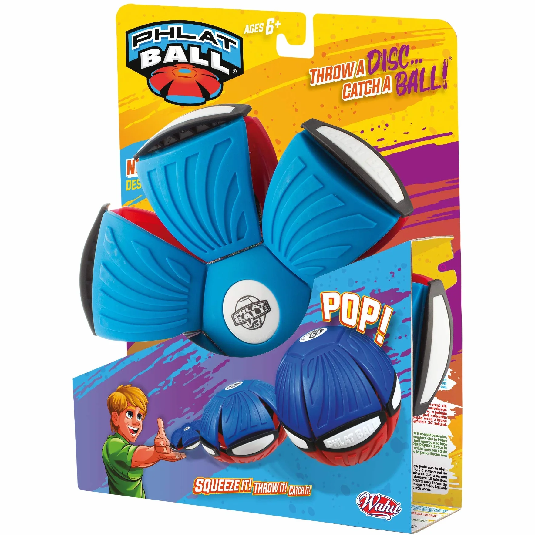 Goliath Phlat Ball Lánzalo Y Se Convierte En Pelota, colores surtido