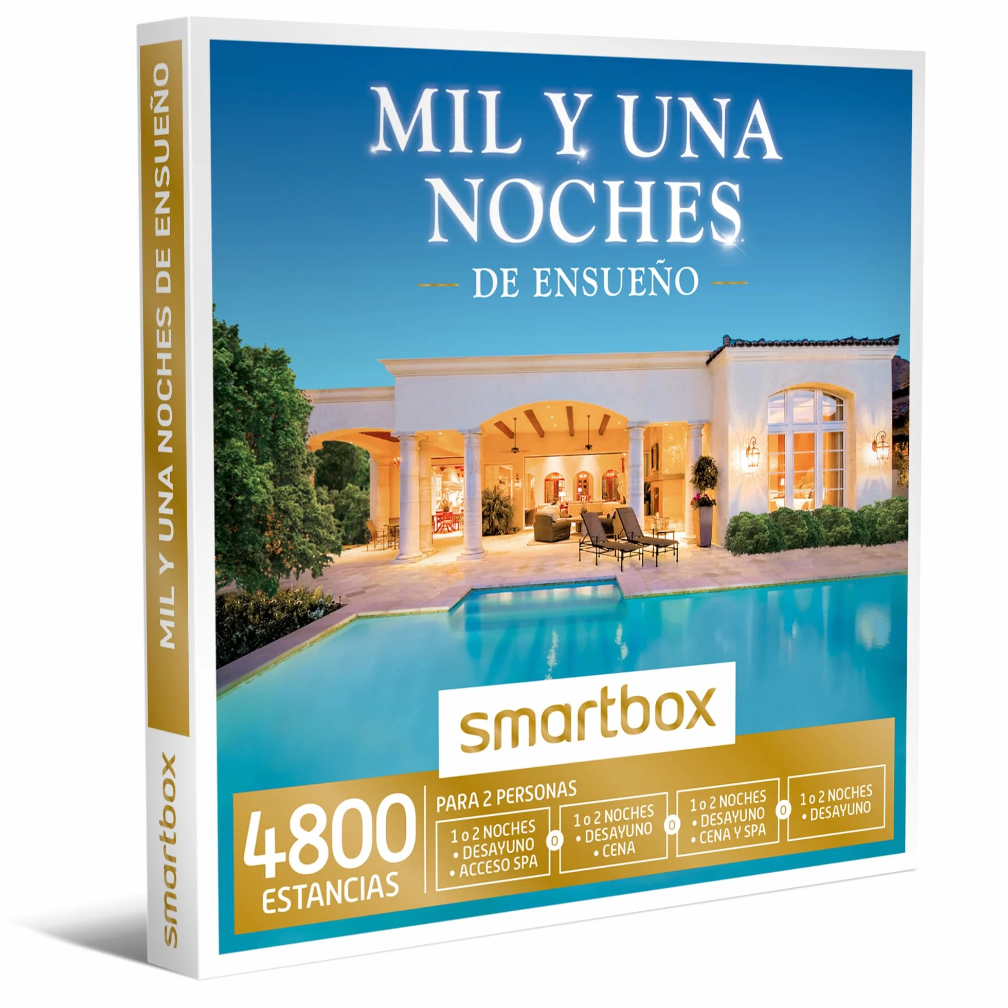 Smartbox Caja Regalo Mil y una Noches de ensueño 2 Noches con Desayuno para 2 Personas