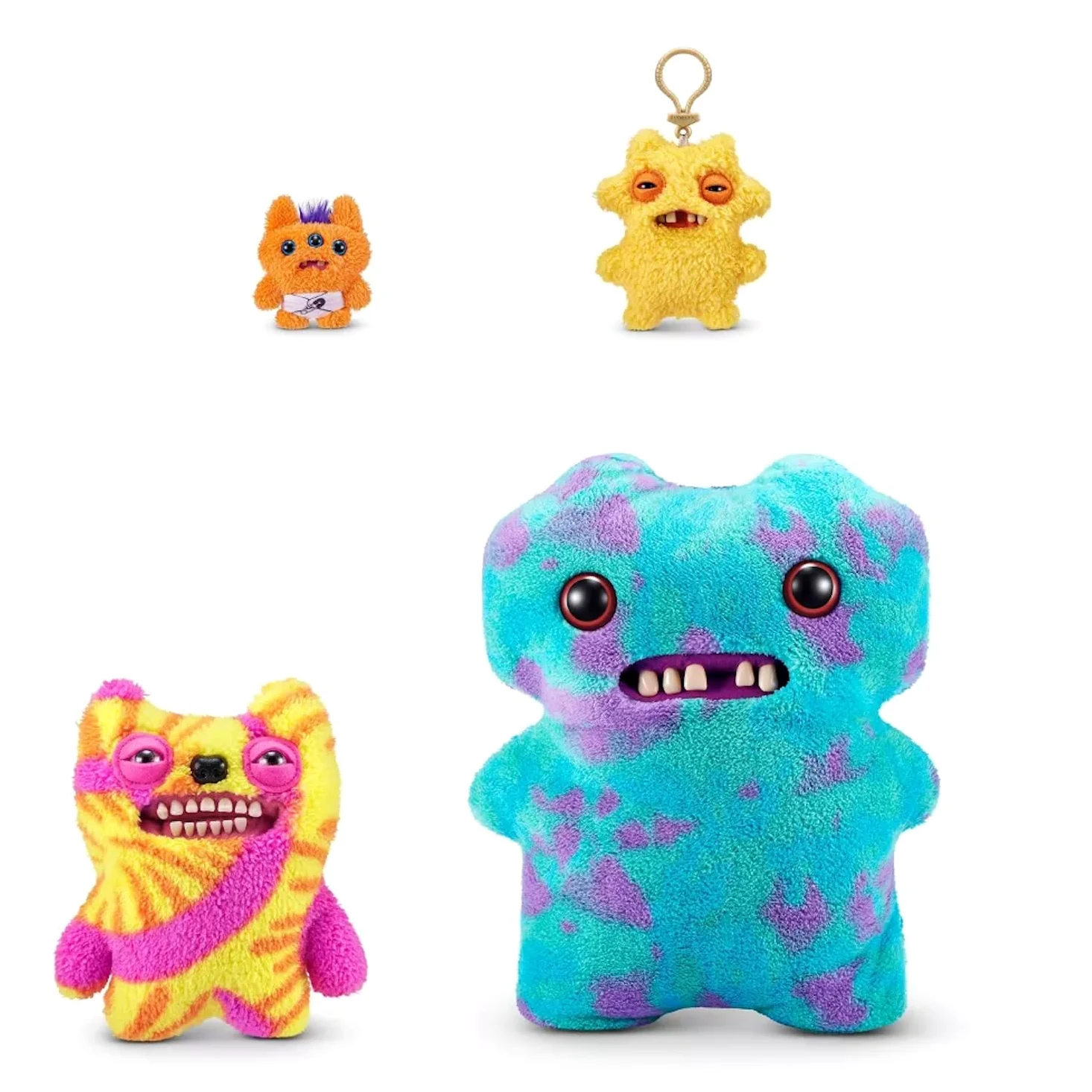 ZURU Fugglers Bigg Fuggs - Peluche grande y divertido de monstruo feo - 43 cm (Gaptooth McGoo)