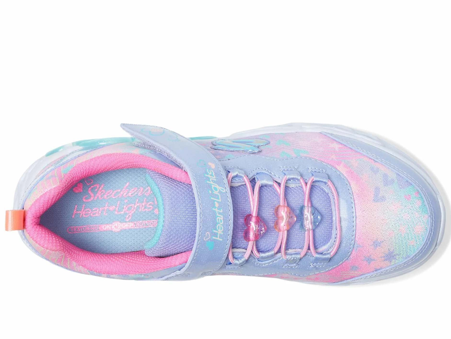 Skechers Infinite Heart Lights Zapatillas para niñas