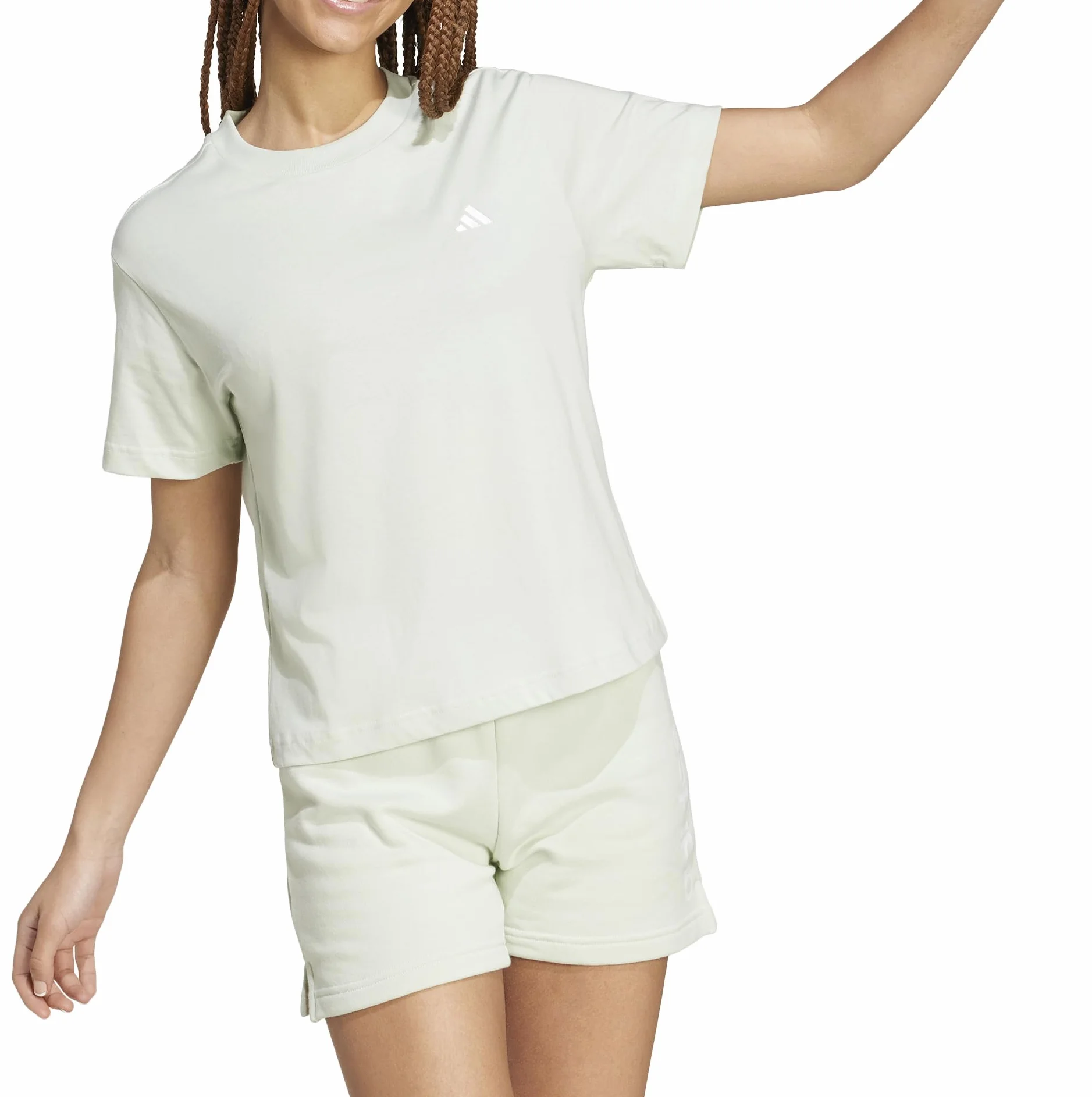 Adidas Essentials Small Logo T-Shirt Camiseta de Manga Corta Mujer