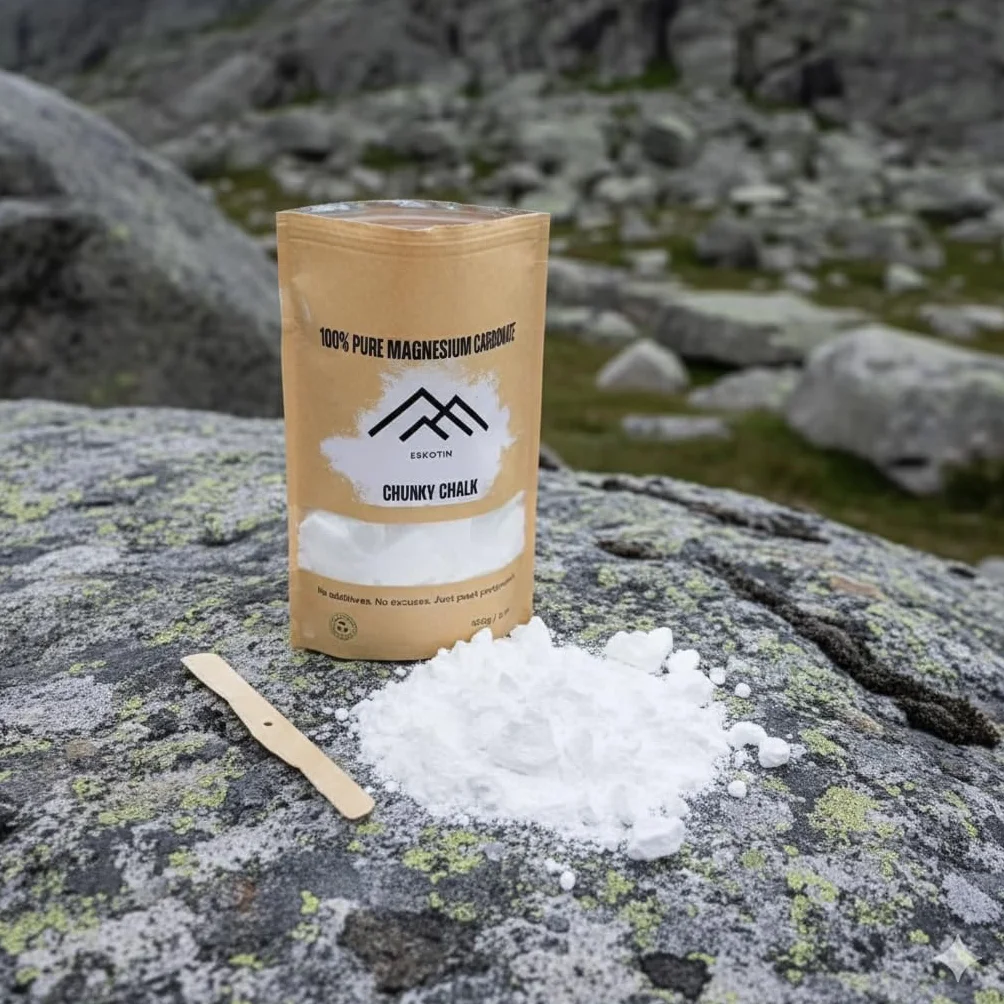 Magnesio para Escalada 400g Chunky Chalk Carbonato de Magnesio Puro Máximo Agarre