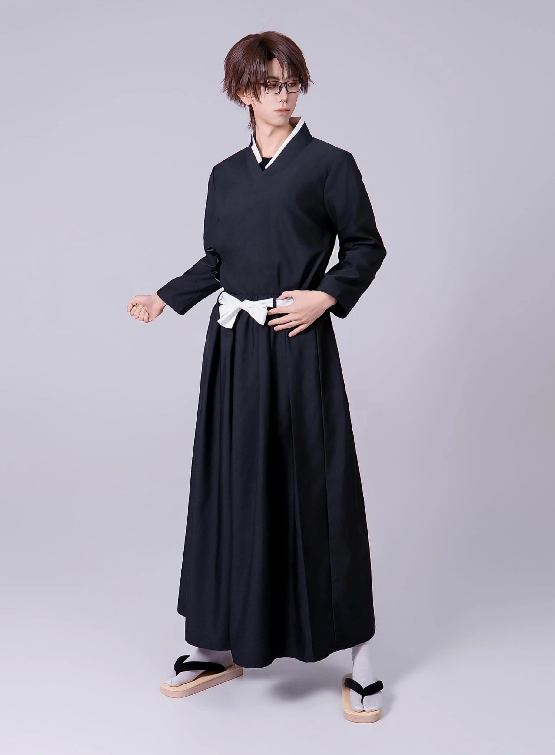 OSIAS Hombres Anime Aizen Sousuke Disfraz de Cosplay