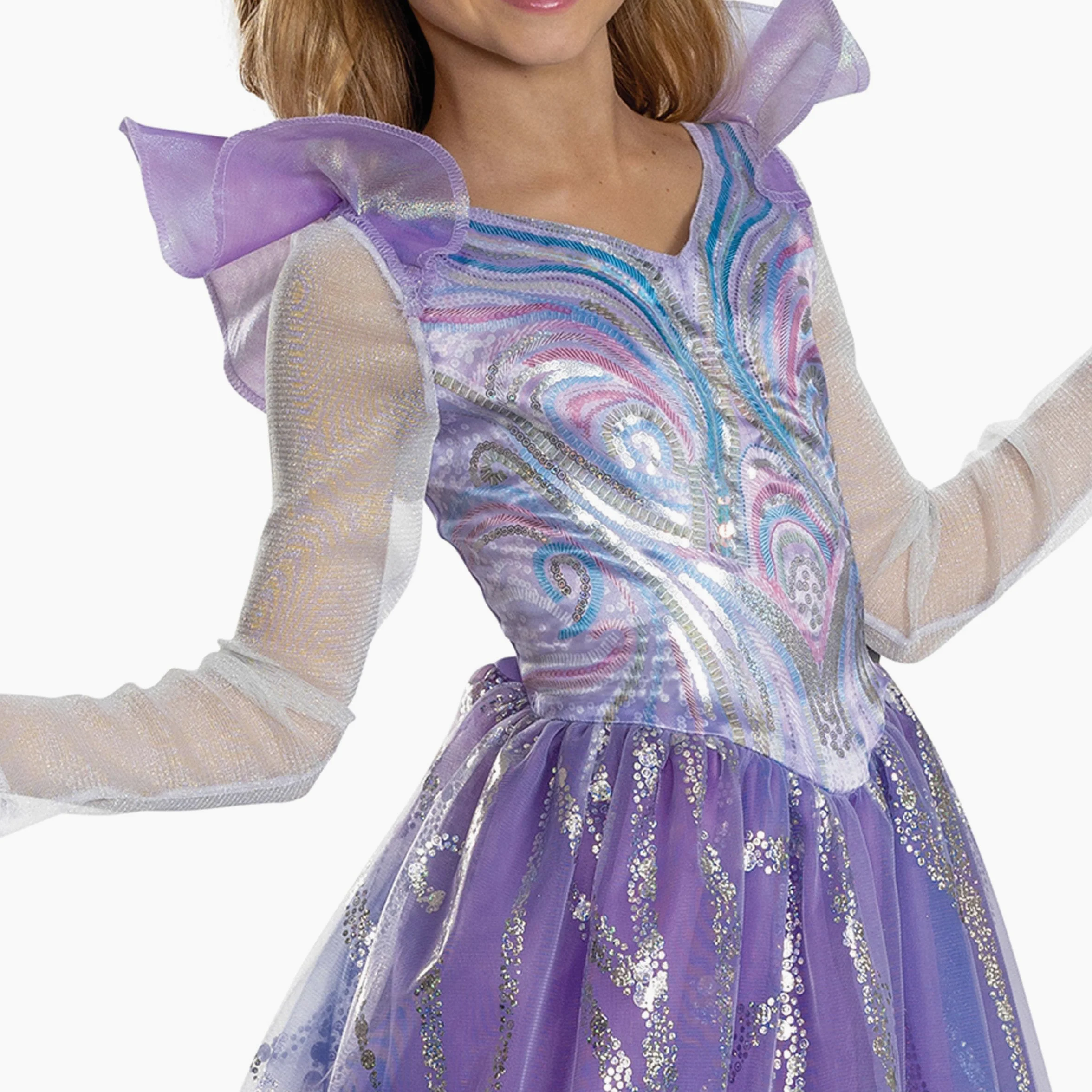 Disguise Wicked Glinda Deluxe For Good - Disfraz oficial de la película Wicked para niños