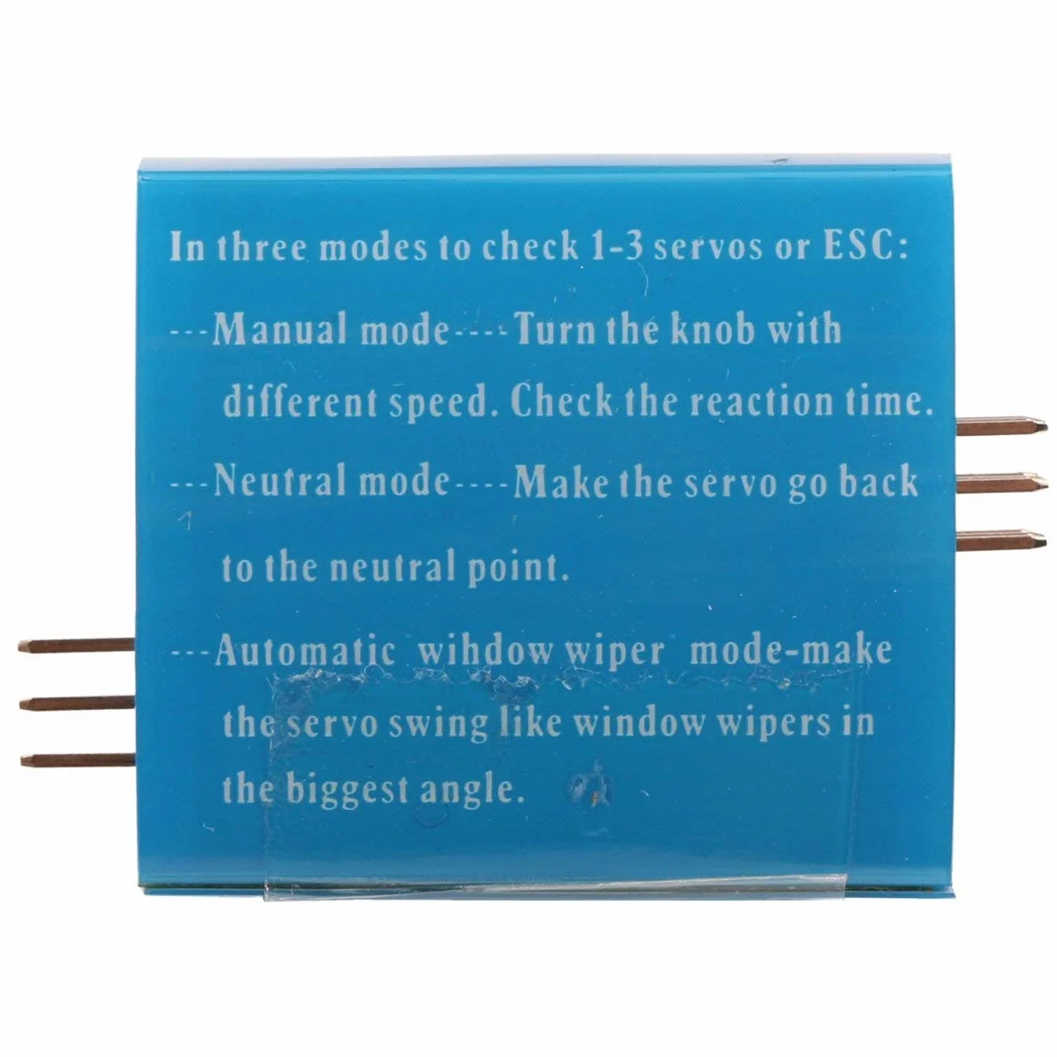 ARCELI RC Helicóptero Motor Servo Tester Aeromodelling Remoto Controlador de velocidad Servidor CCPM Servo consistencia Maestro con indicador de modo 3 DC 4.8-6V