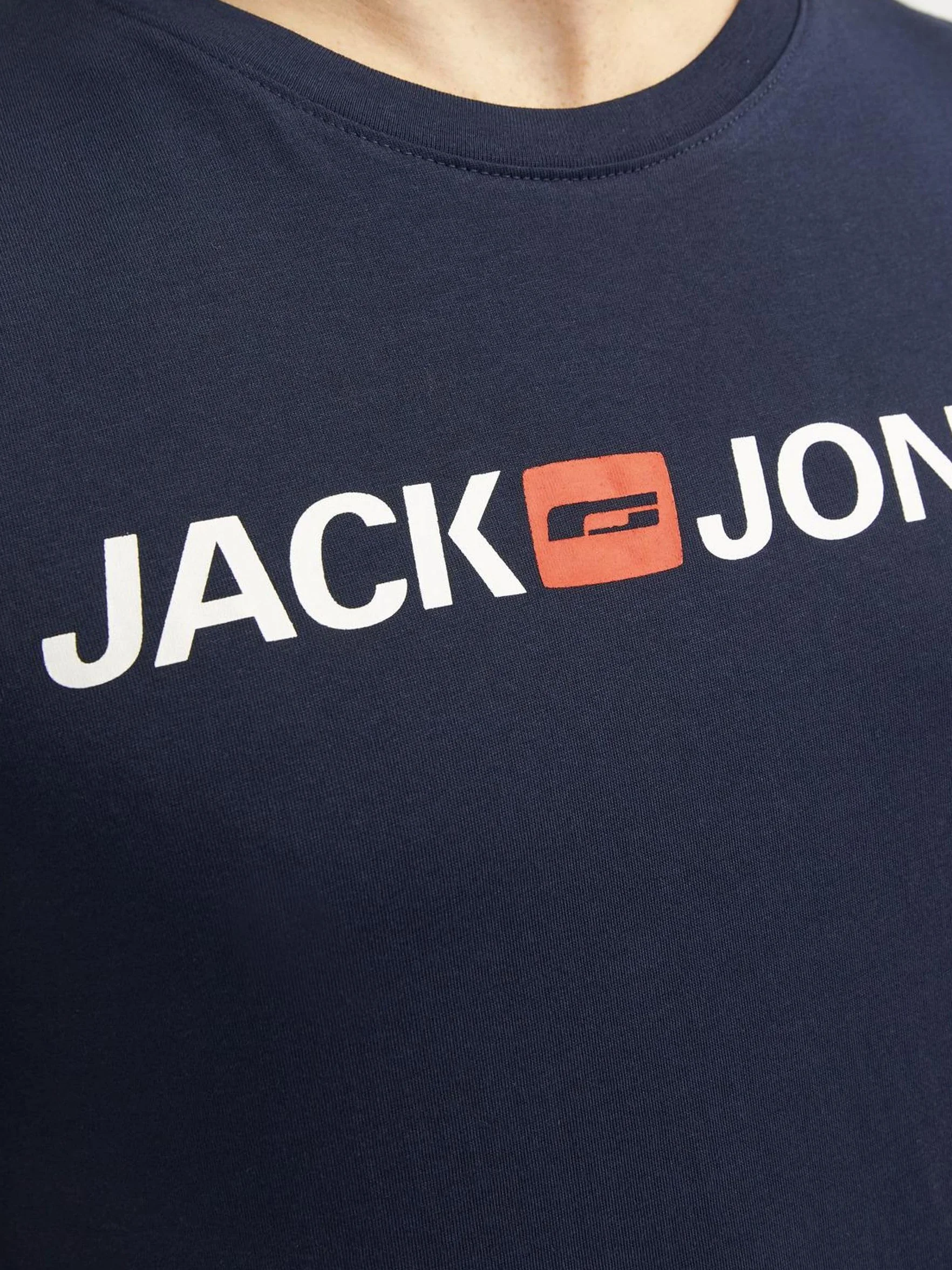 JACK & JONES Men's Jjecorp Logo Tee SS Crew Neck T-Shirt, 3XL