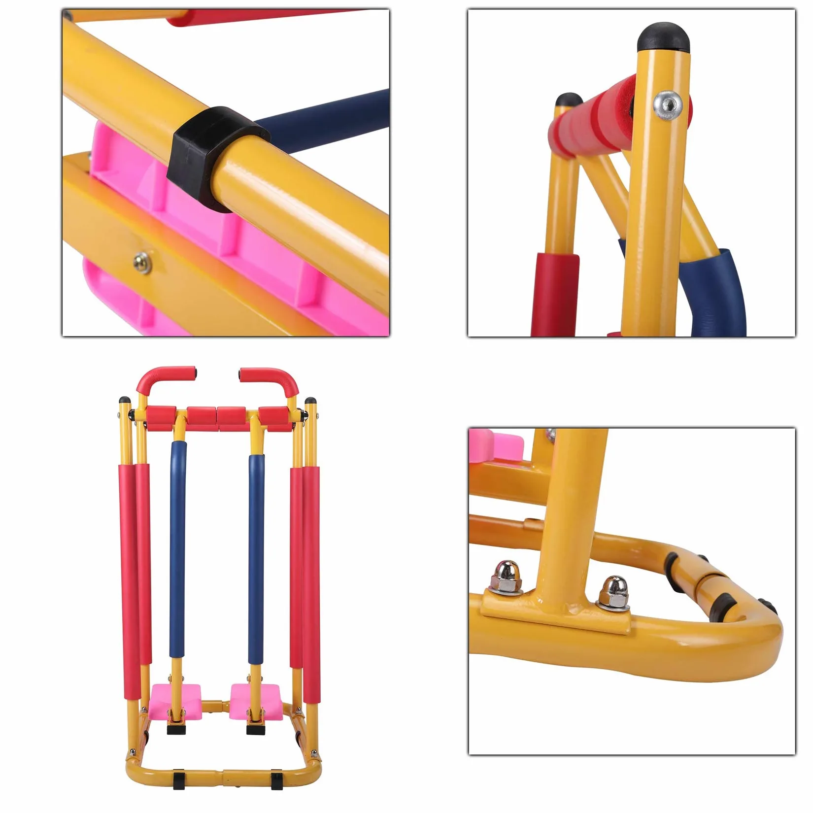 Equipo de fitness para niños, entrenamiento de gimnasio en casa para niños, equipo de ejercicio de juego en interiores